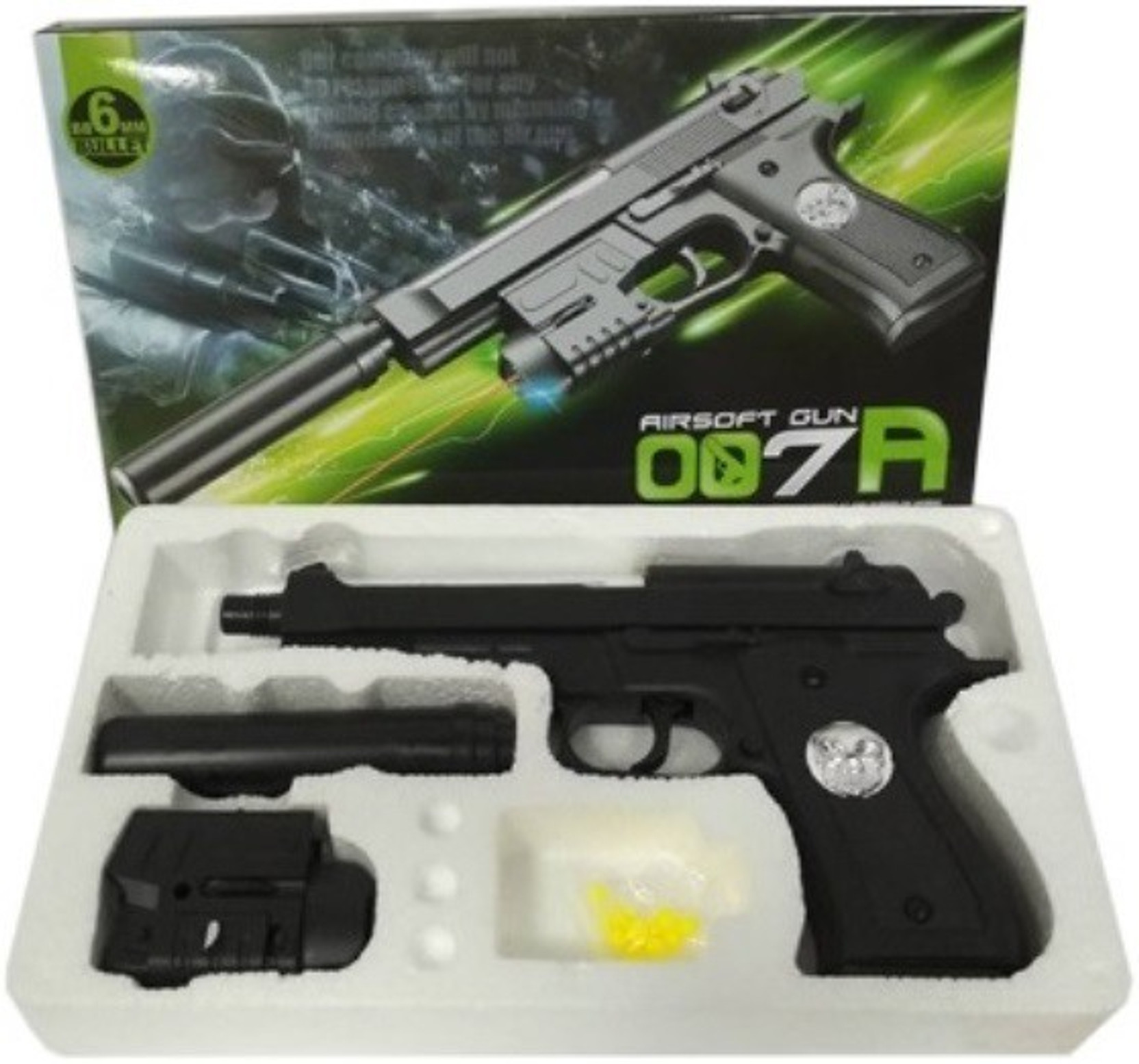 Miniature Dollhouse Western Handgun w// Light Stock ISL 202
