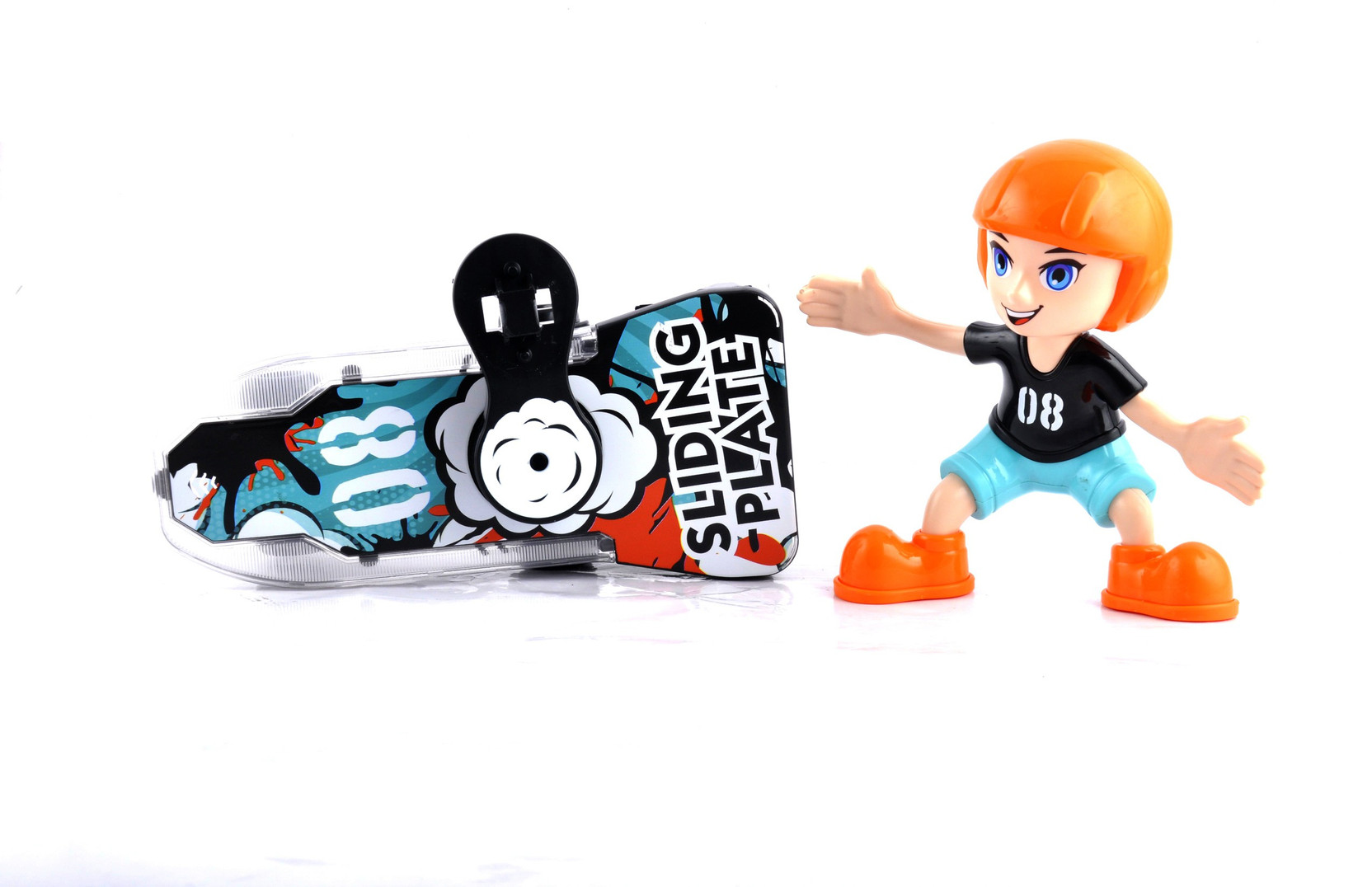 sliding plate toy