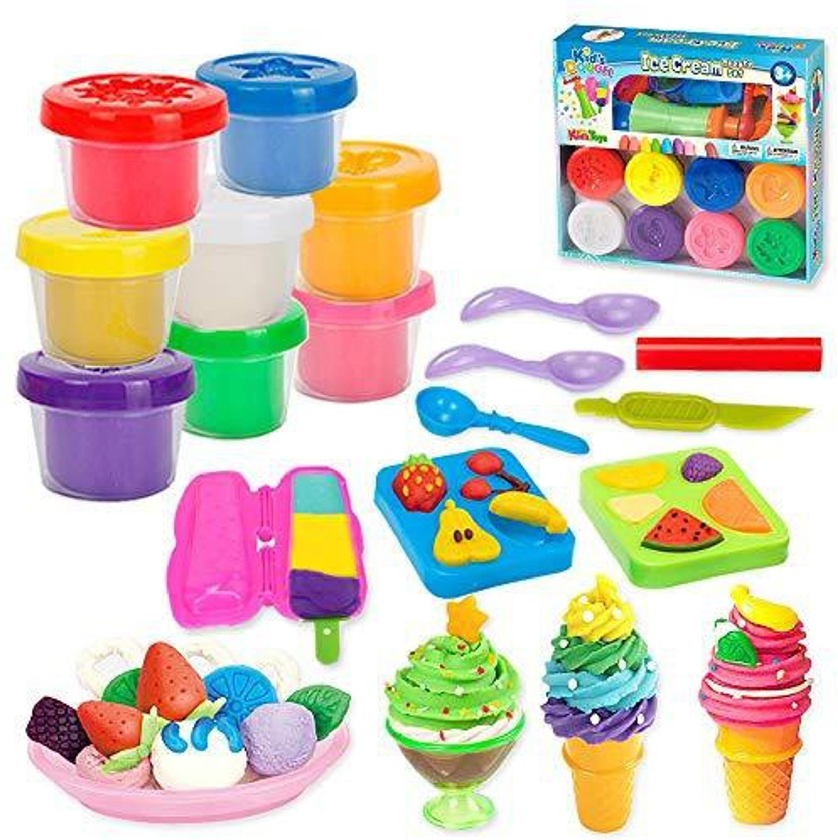 play doh ice cream shop
