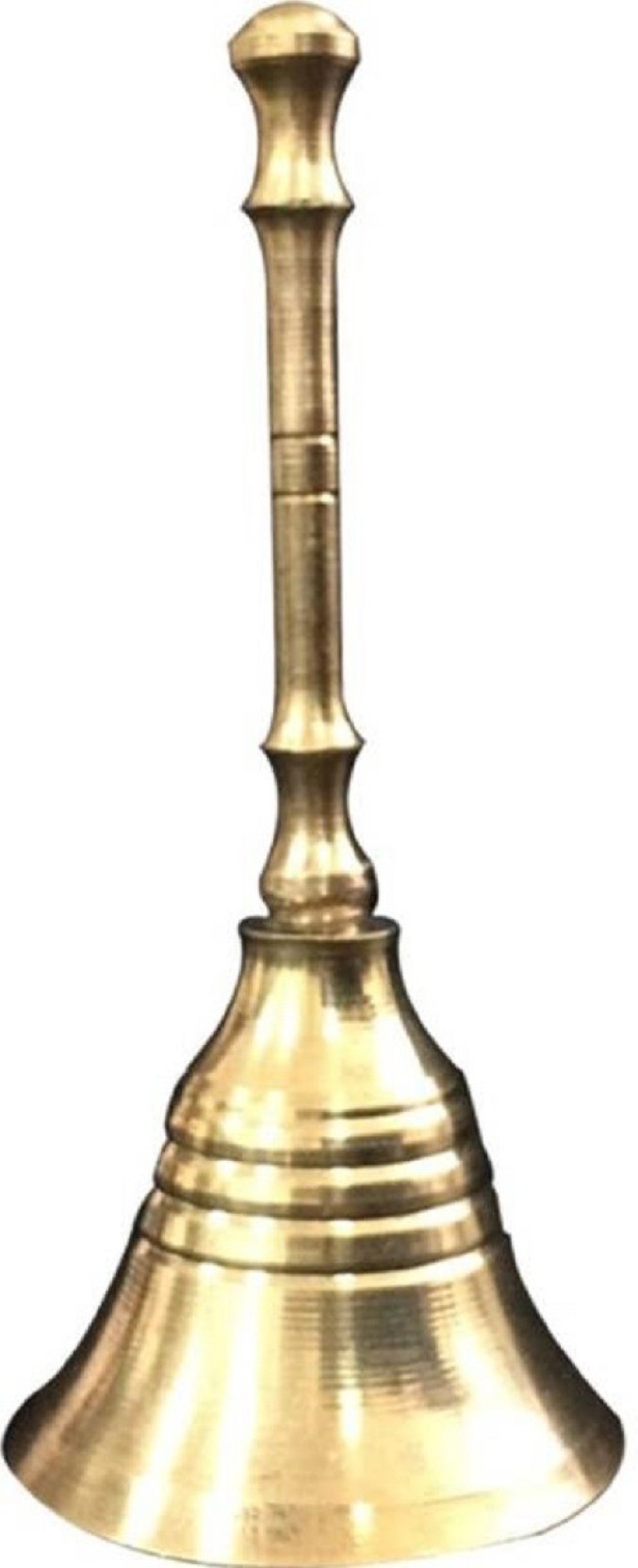 Aatm Brass Handicraft Nandi /& Om Embossed Hand Bell