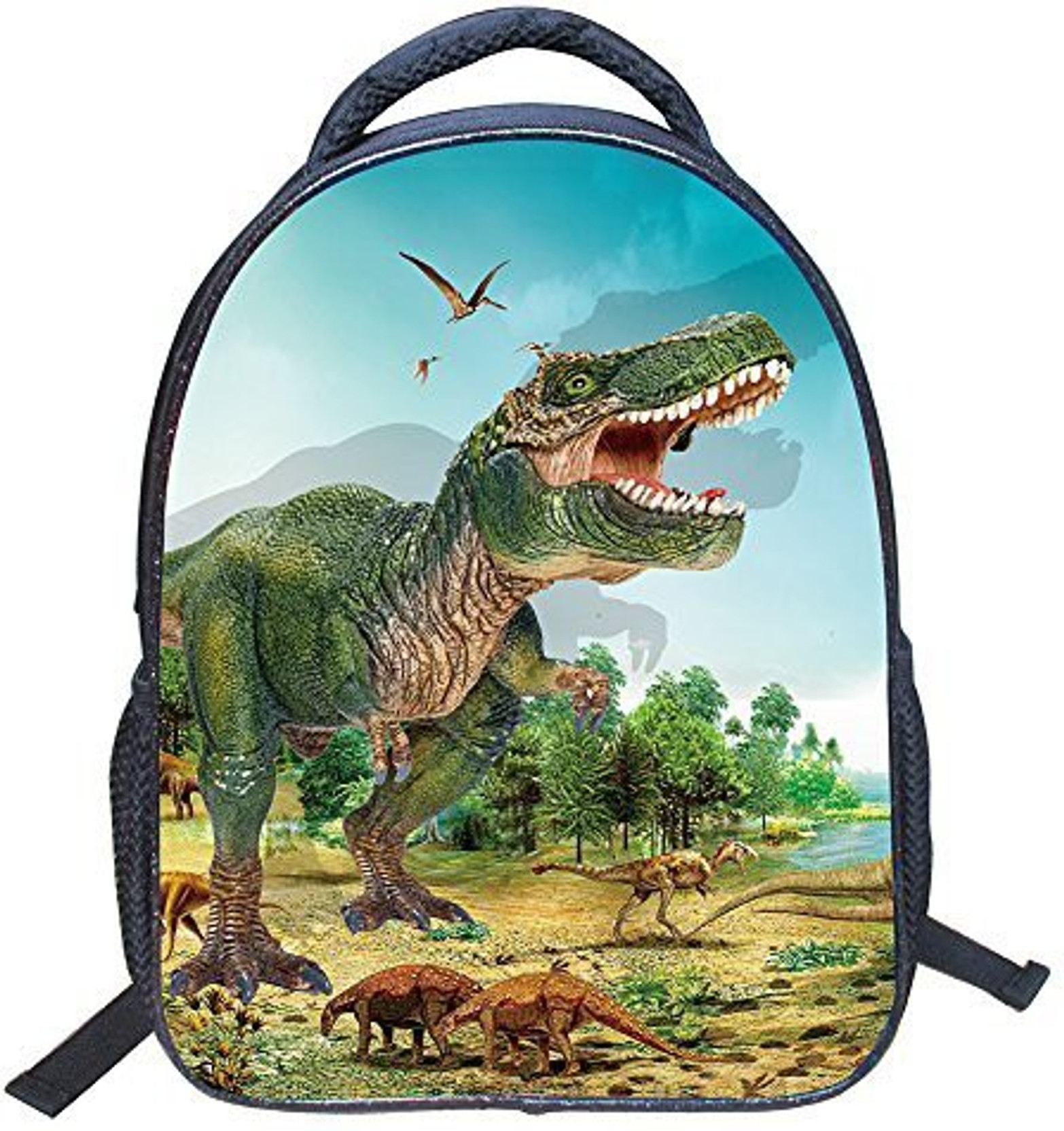 3D Cartoon Kids Backpack Print Dinosaur School Bag Shoulder Bag for Kindergarden