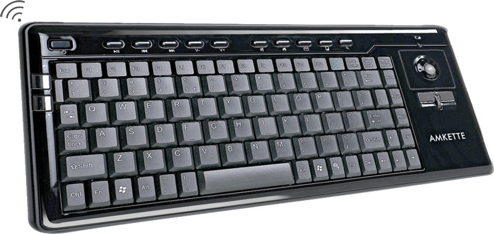 Amkette Inbuilt Mouse Wireless Keyboard Amkette