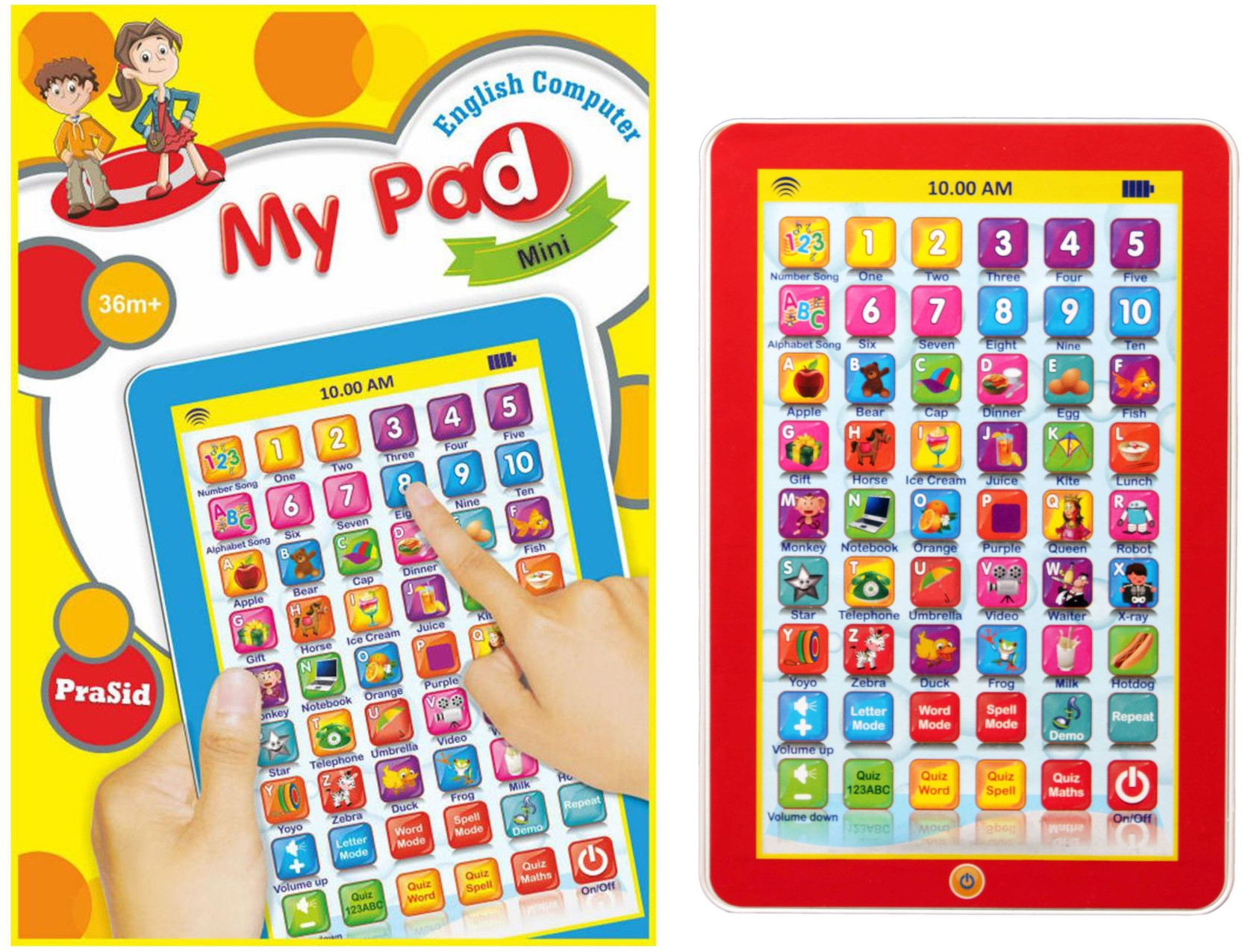 Prasid Mini My Pad English Learner Computer for kids Price in India