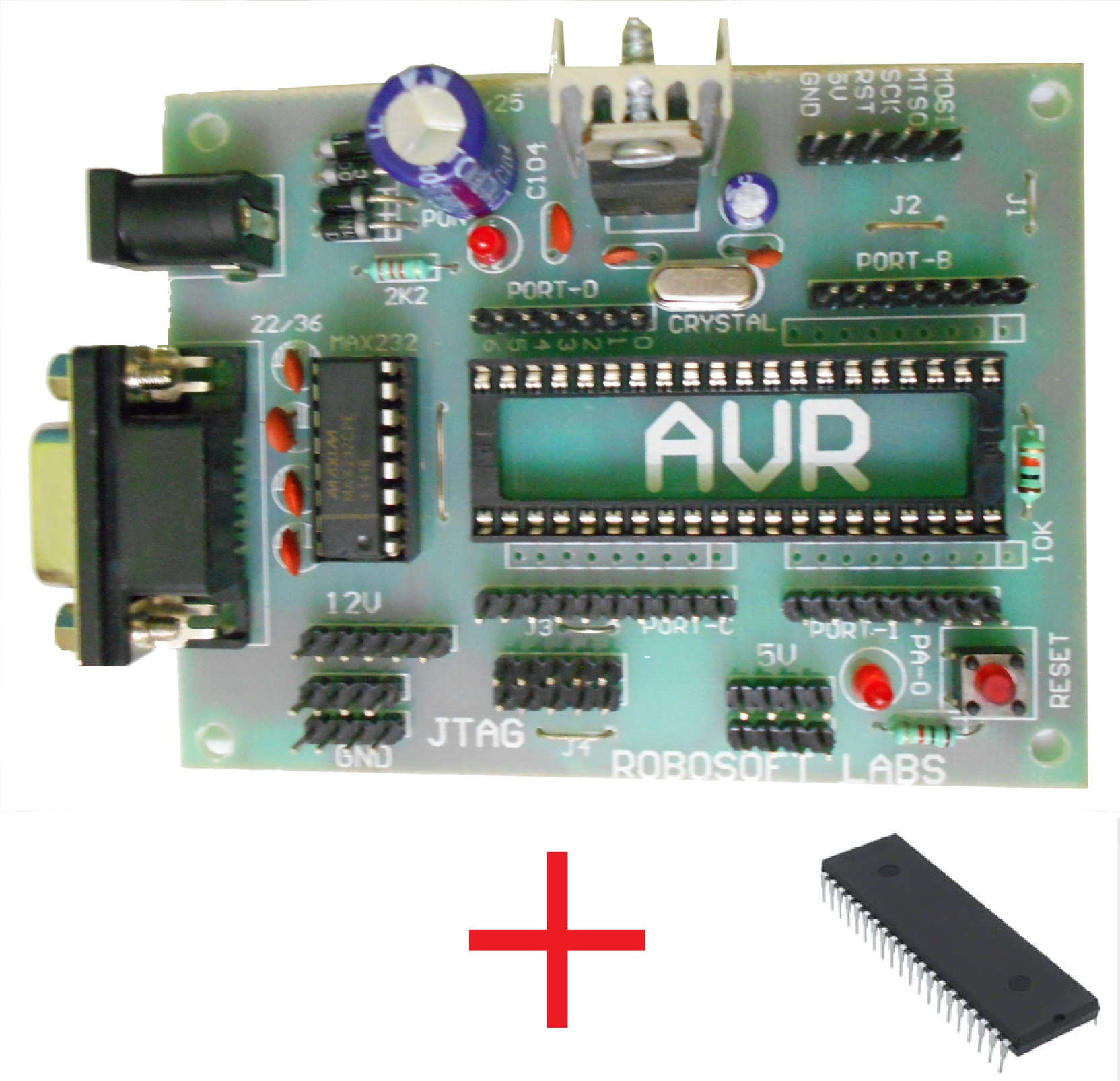 Atmel 89c2051 Prototype Board Electronic Microcontroller Based