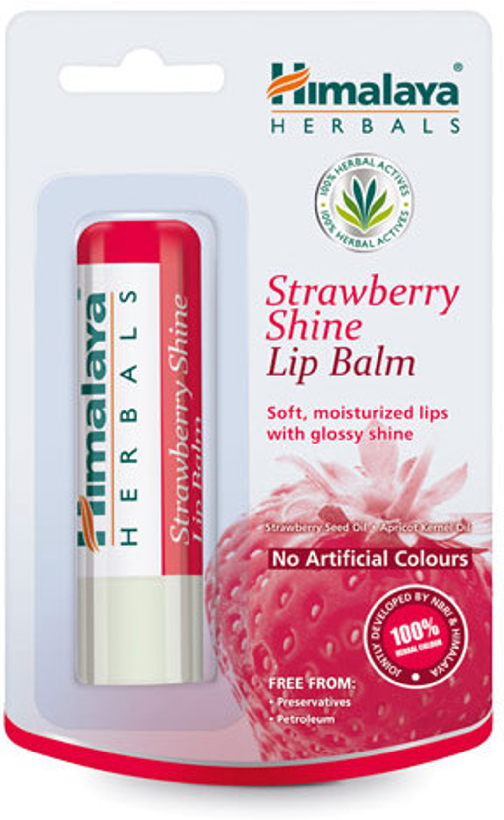 Himalaya Strawberry Shine Lip Balm Natural Price in India, Buy