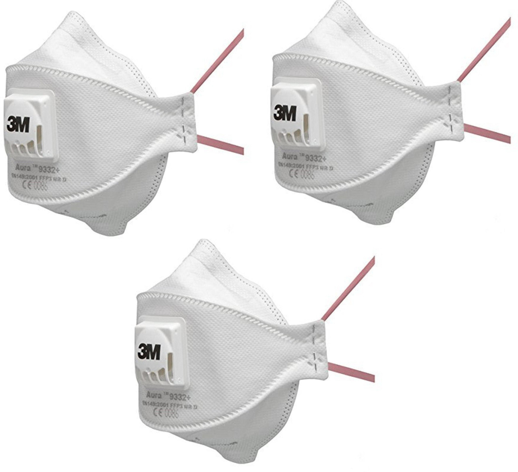 3m 9332 n99 pollution mask aura white 3m 9332 n99 pollution mask aura white