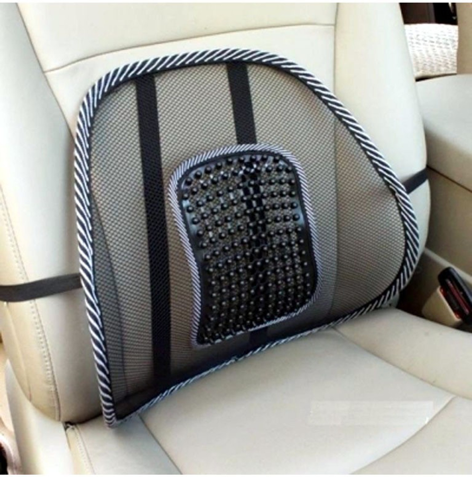 Autokraftz Blkbackrest02 Car Seat Massage Chair Back Lumbar