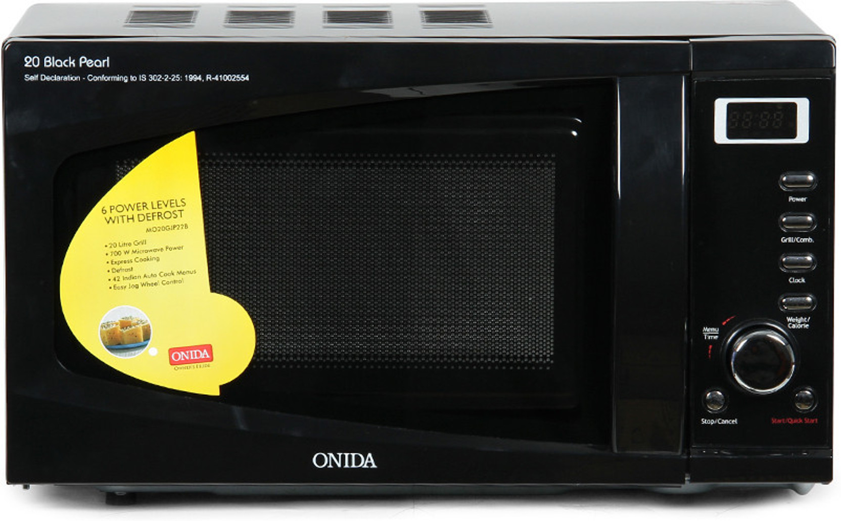 Baking preheating onida convection microwave oven seasoned.
