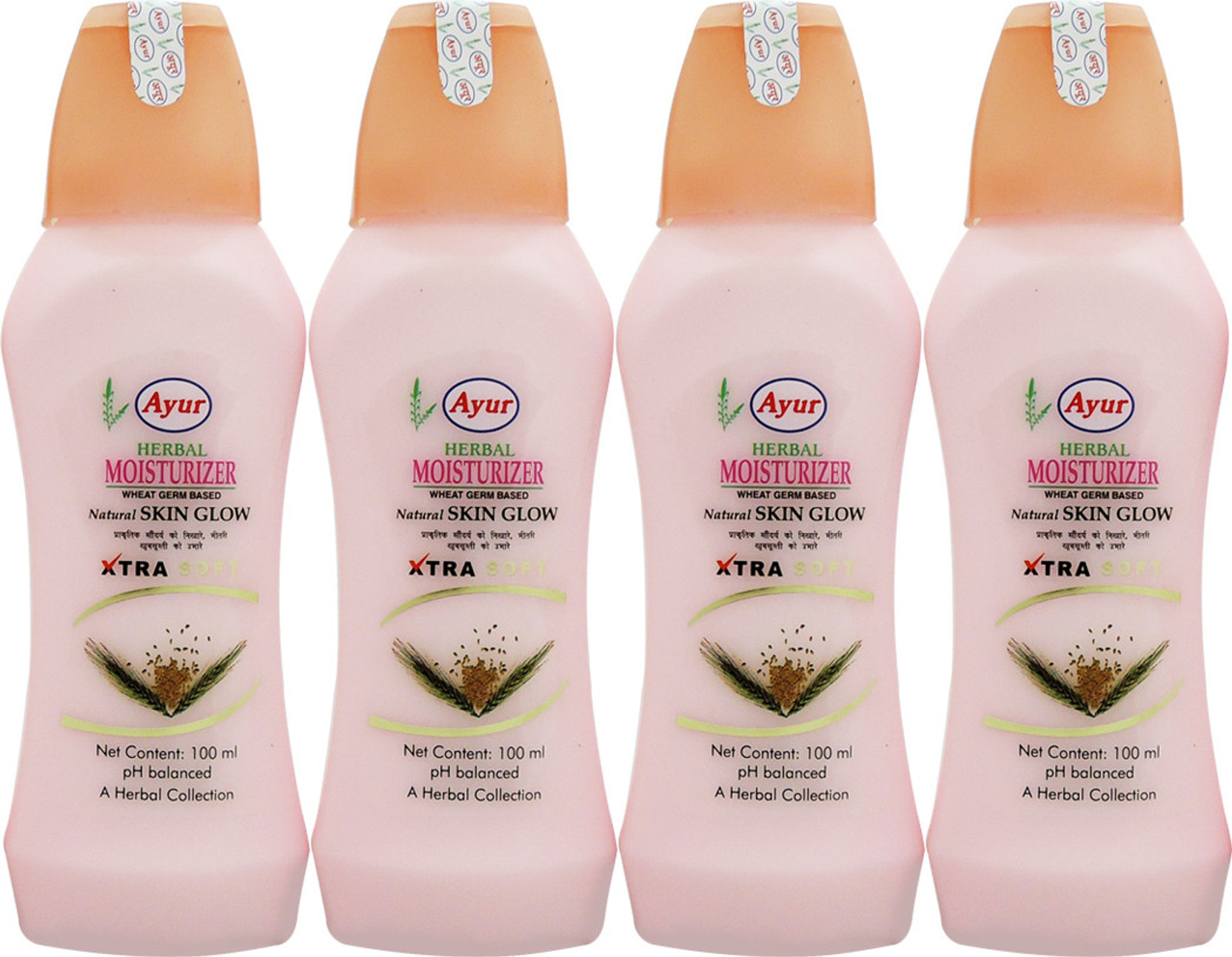 Ayur Moisturizer Lotion pack of 4 Price in India, Buy Ayur Moisturizer Lotion pack of 4 Online