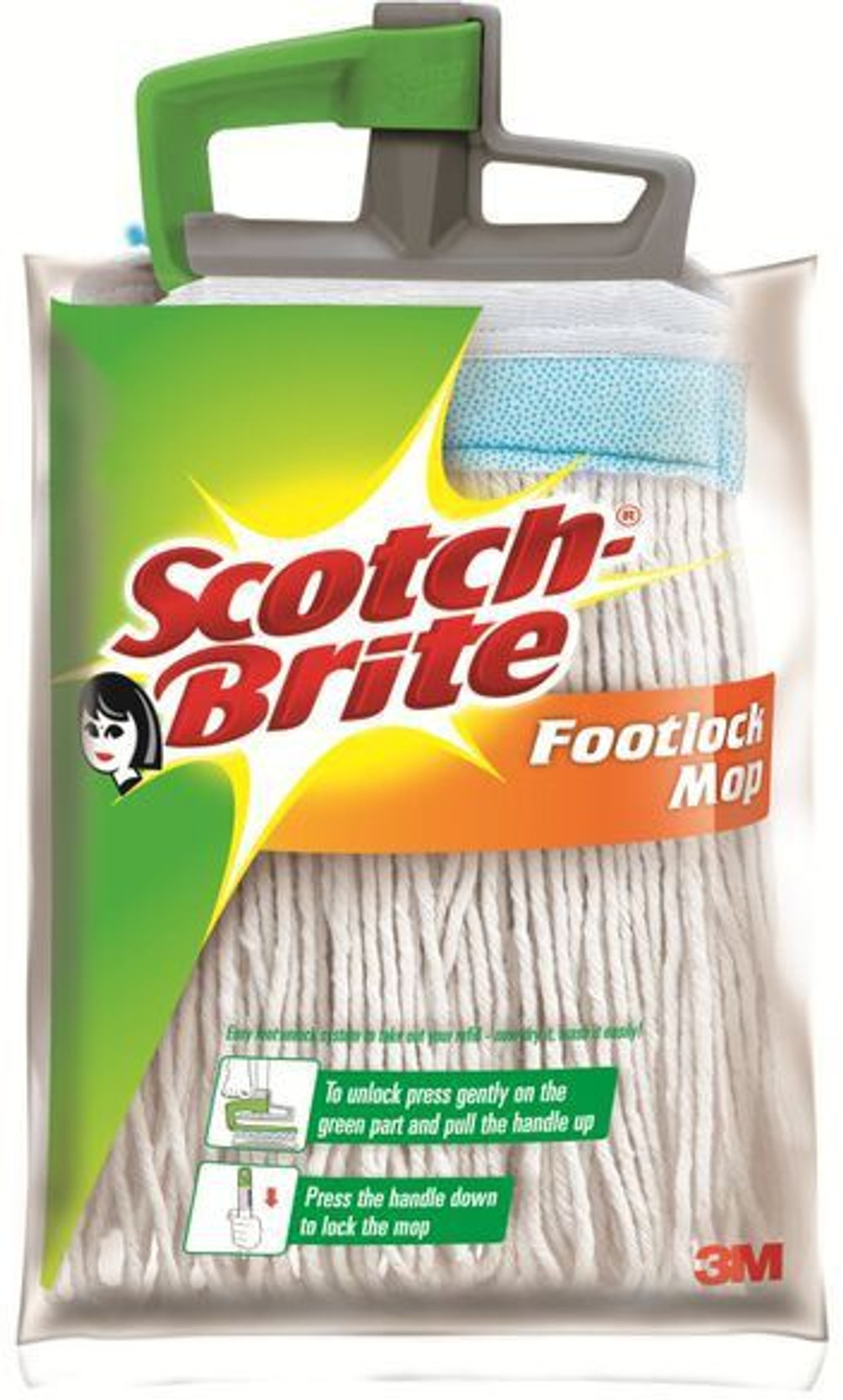 Scotch Brite Footlock Mop Refill Wet & Dry Mop Price in India Buy