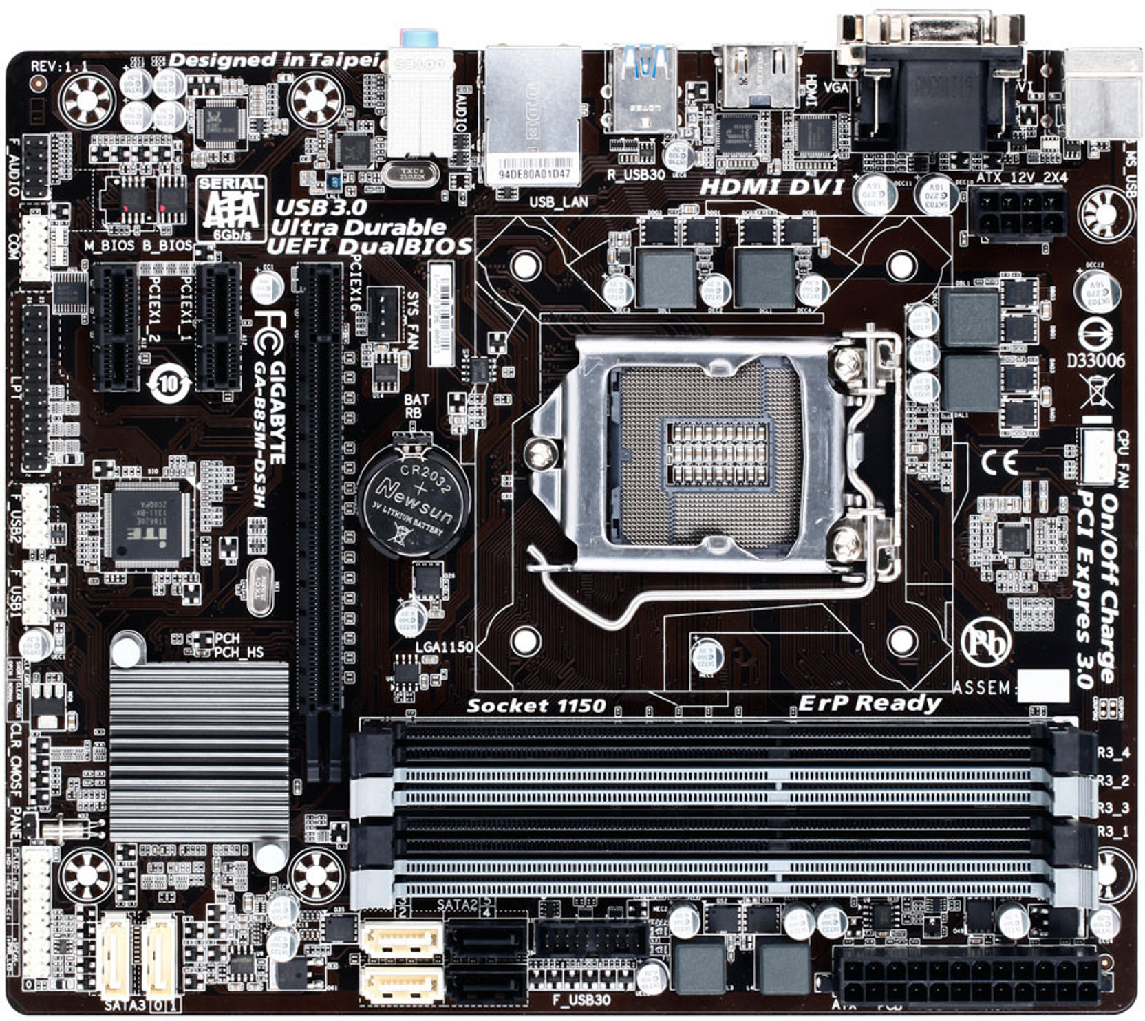 Gigabyte GAB85MDS3H Motherboard Gigabyte