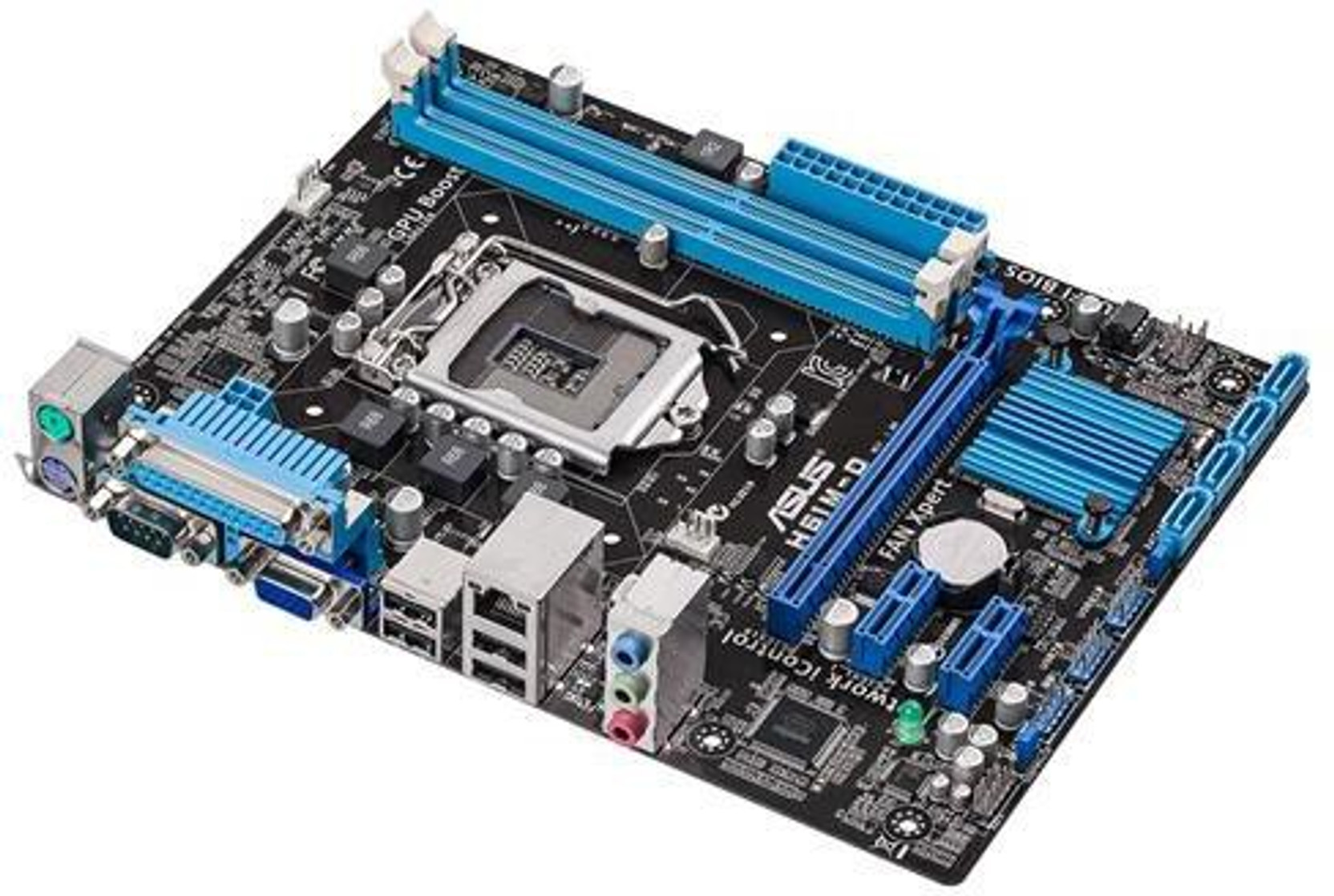 Asus h61m d with parallel port serial port new latest motherboard