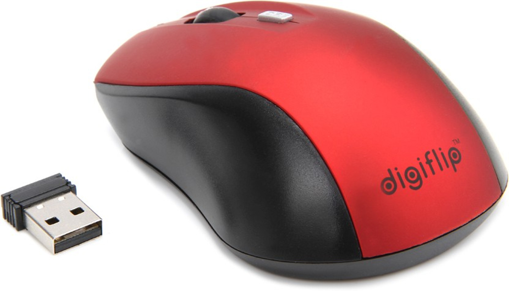 DigiFlip WM001 Wireless Optical Mouse with Adjustable DPI - DigiFlip