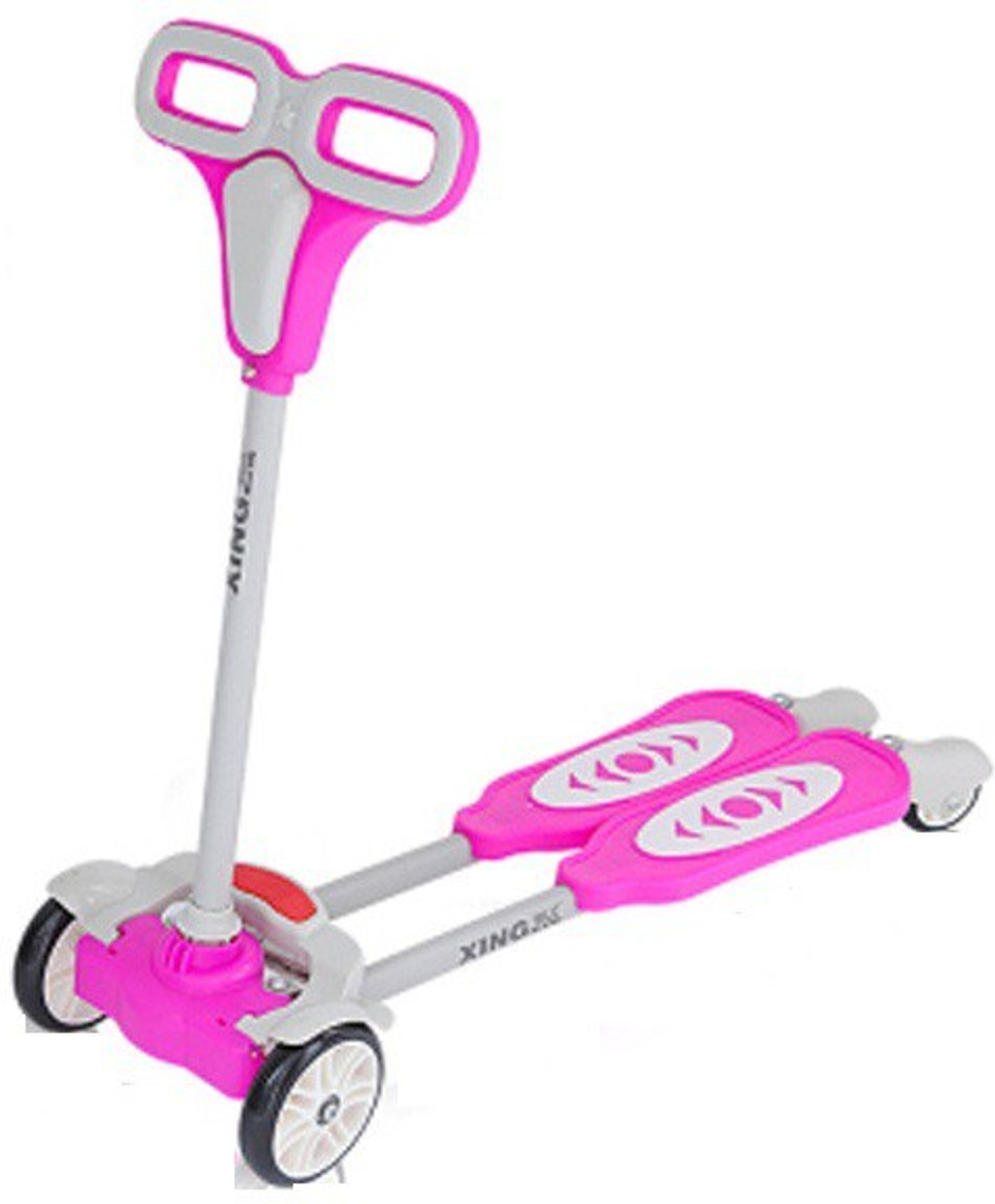The Flyer's Bay 4 Wheel Flip Flop Scooter Pink) 4 Wheel Flip Flop