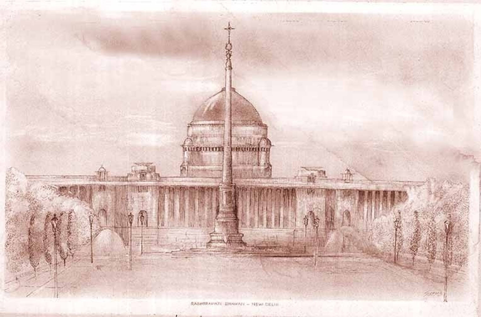 Rashtrapati Bhavan (President House), New Delhi Fine Art Print - Art ...