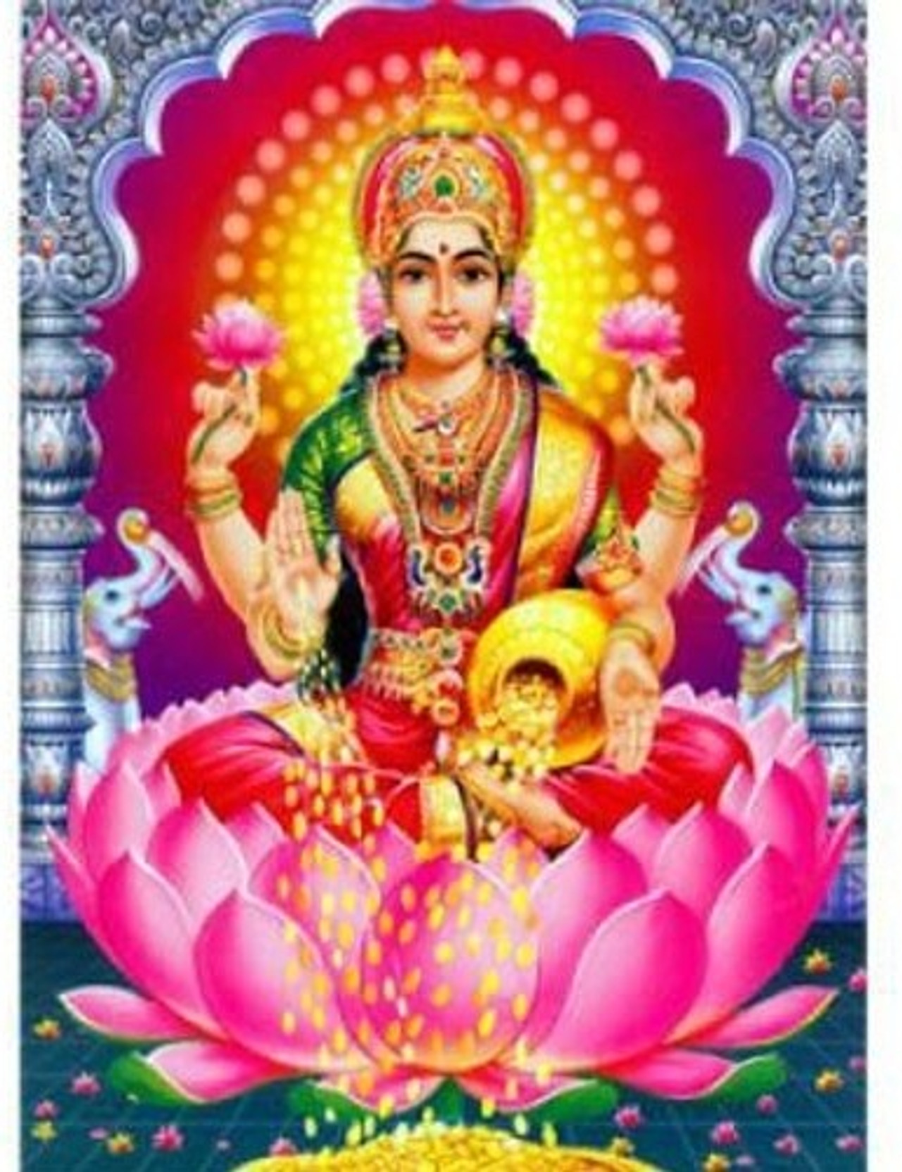 3D Photo Laxmi 3D Poster - Religious posters in India ...