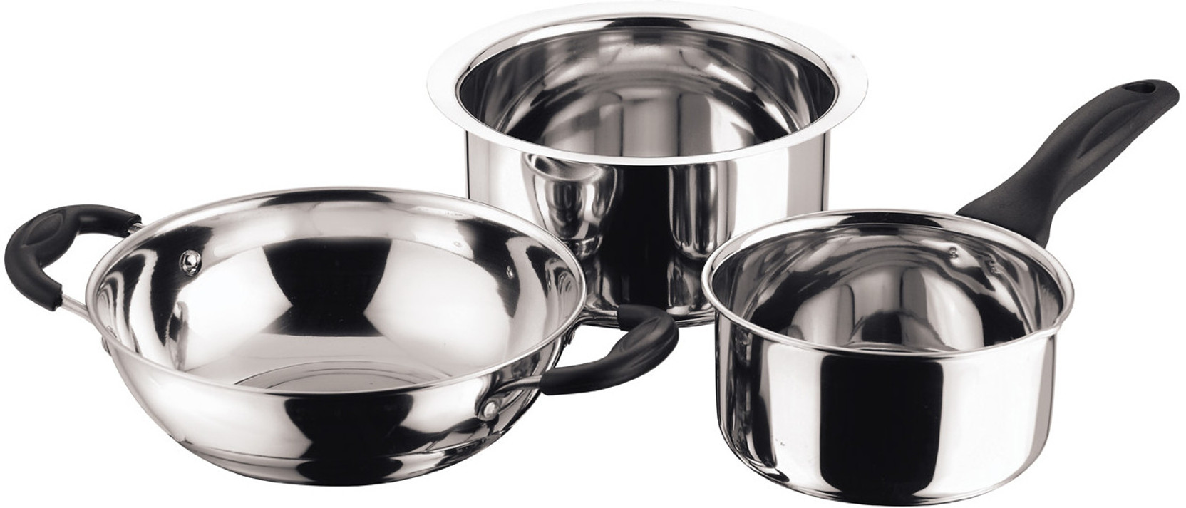 Kitchen Essentials Delight Cookware Pot Kadhai Pan Set
