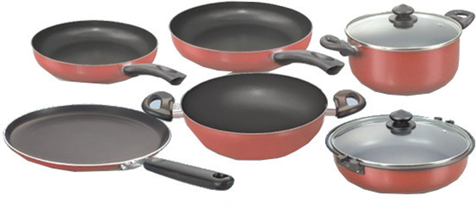 Prestige Omega Deluxe Kitchen in a Box Set  Kadhai Pot 