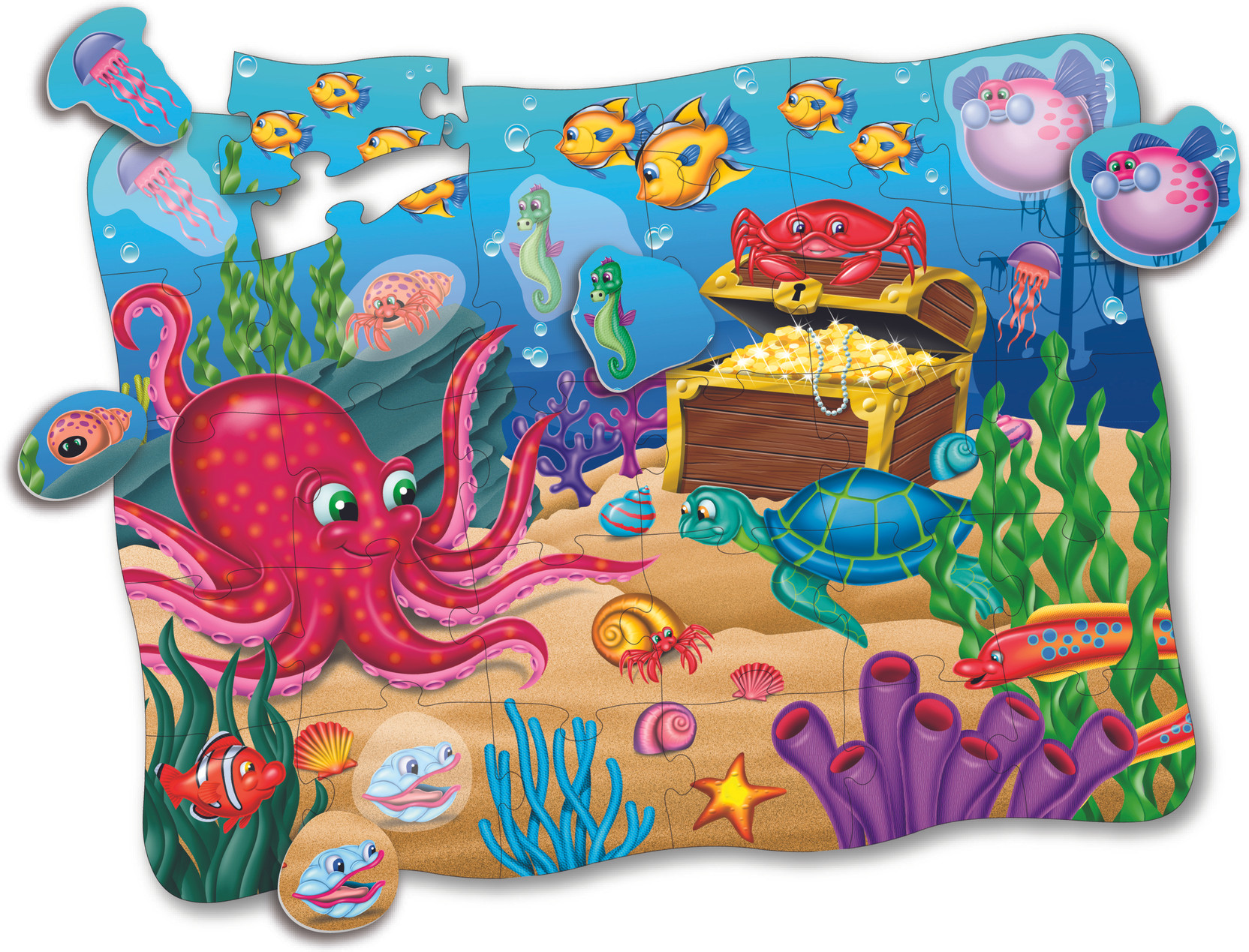 The Learning Journey Puzzle Doubles 3d Discover It Ocean Floor