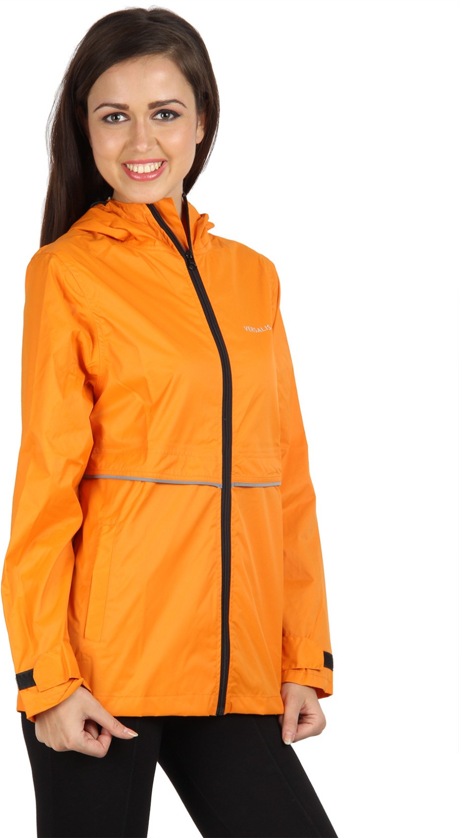 Versalis Solid Women's Raincoat - Buy Orange Versalis Solid Women's ...