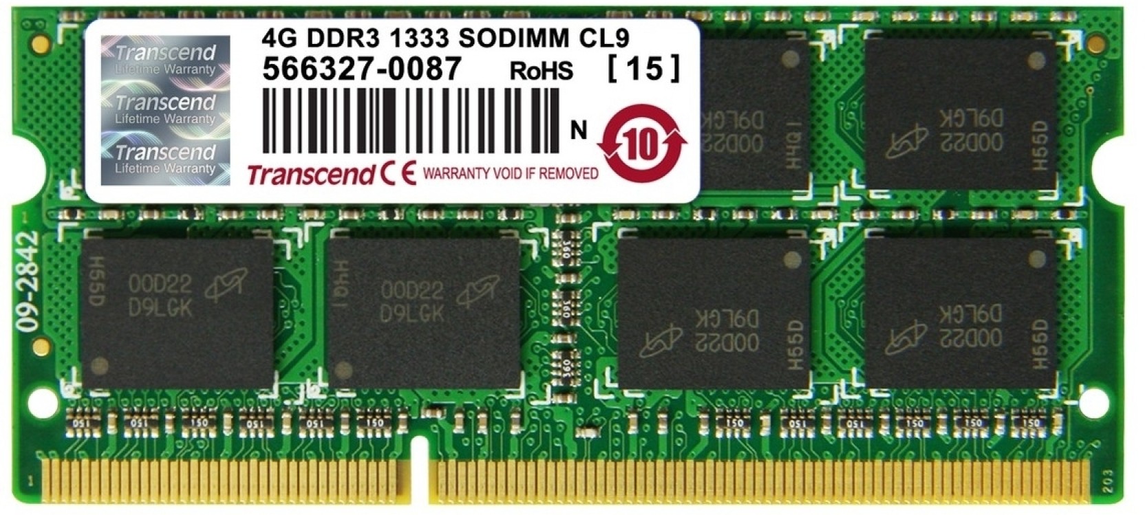 Transcend DDR3 4 GB Laptop DRAM (JM1333KSN-4G) - Transcend