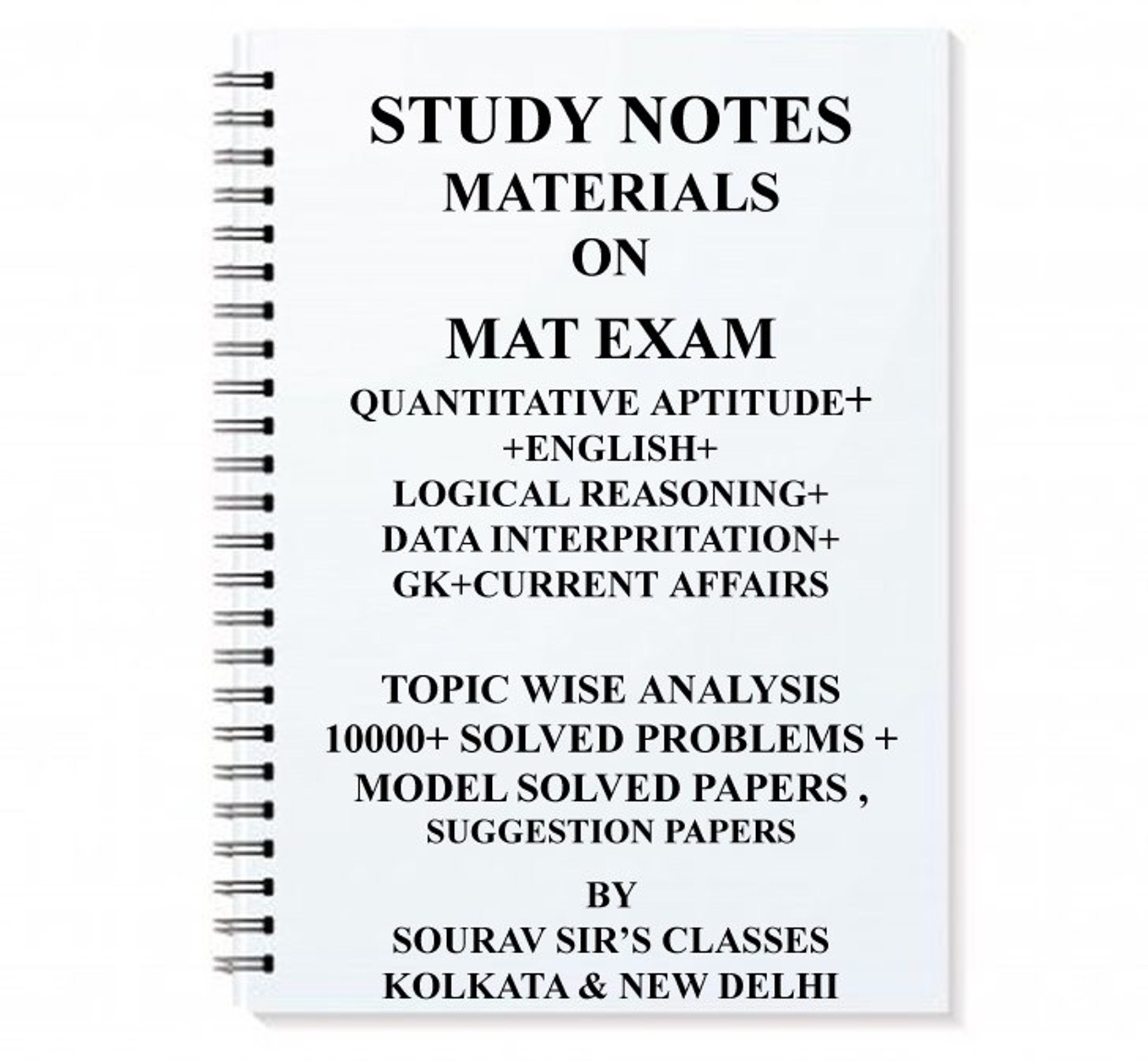 Study Materil For Mat Management Aptitude Test All Papers Solved