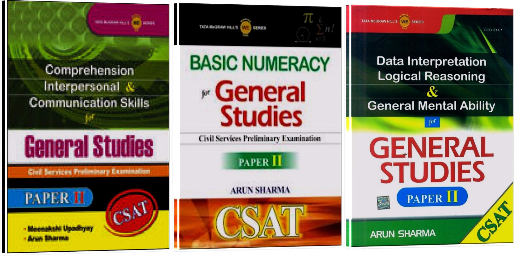CSAT Books on General Studies Paper - 2 (Set of 3 Books) (Arun Sharma,  Meenakshi Upadhyay)