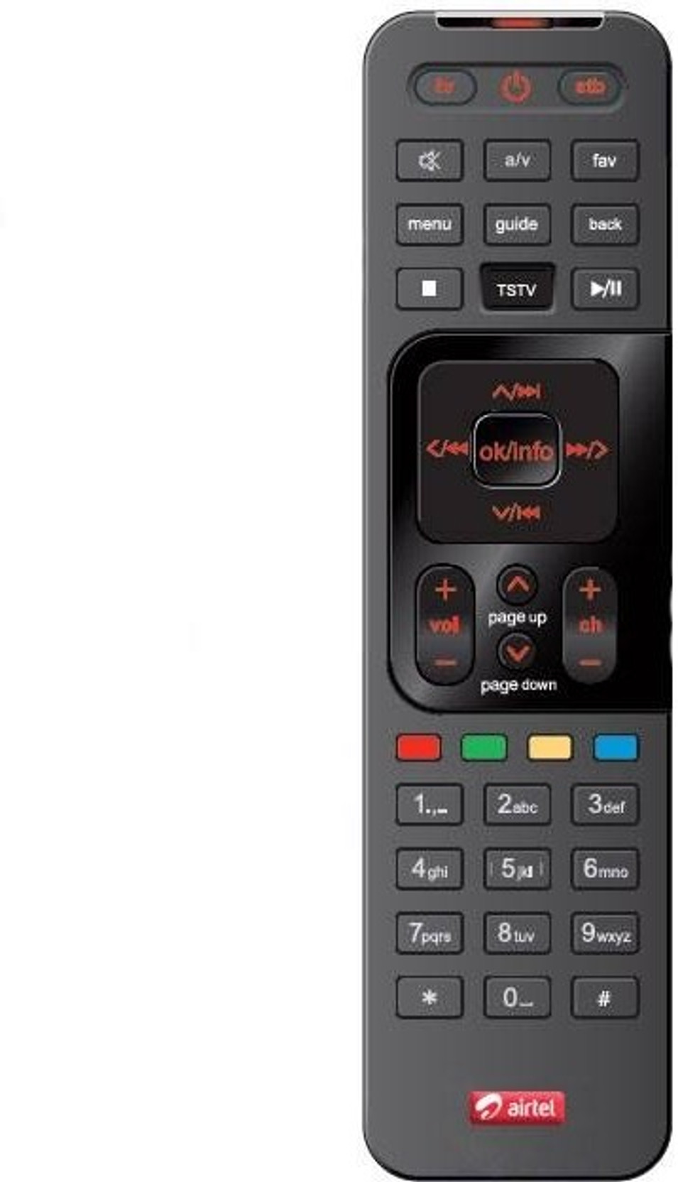 MEPL Compatible Airtel Dth Digital Set Top Box Remote Controller MEPL