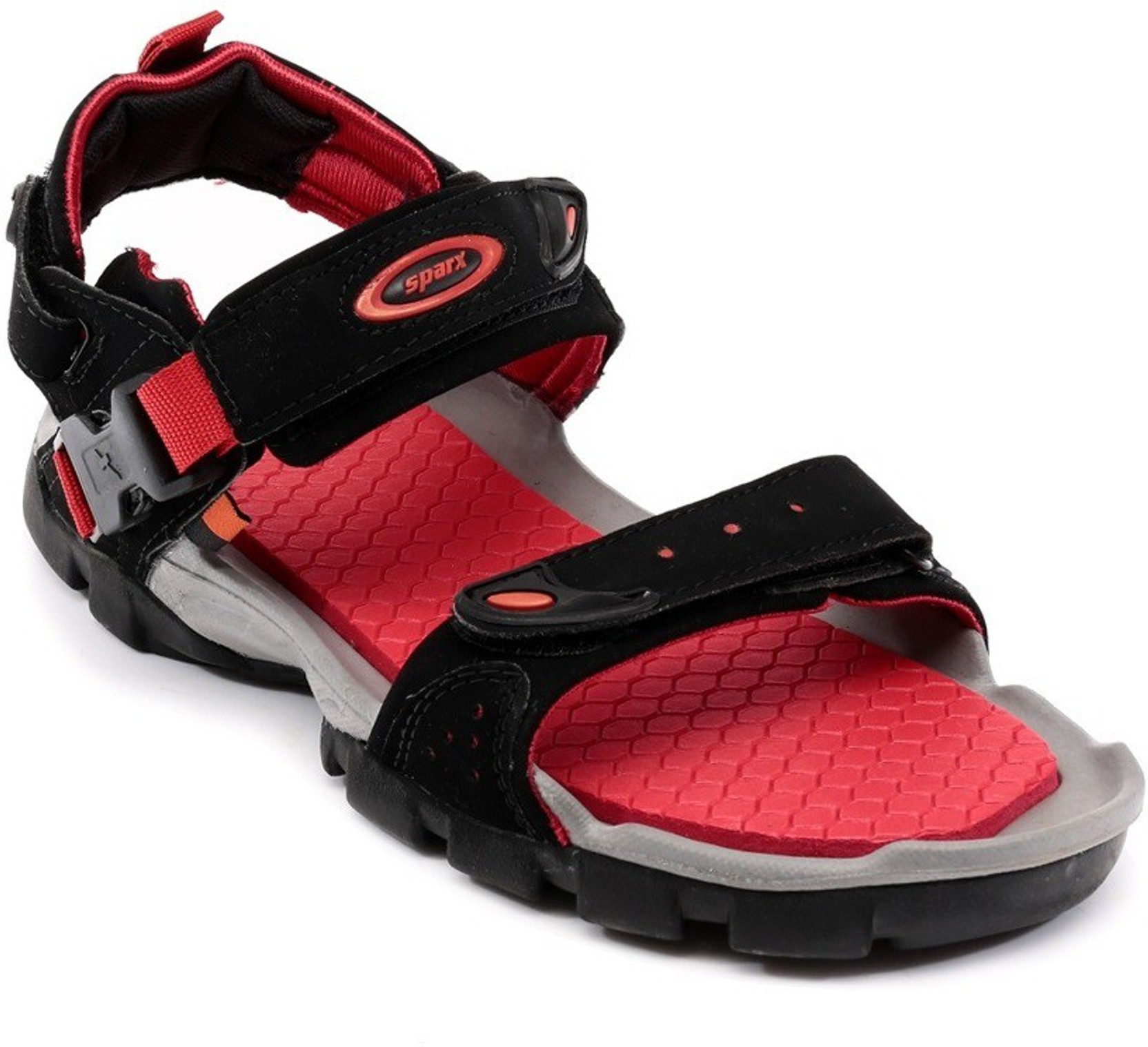 Sparx Men BlackRed Sandals - Buy Sparx Men BlackRed Sandals Online at Best Price - Shop Online