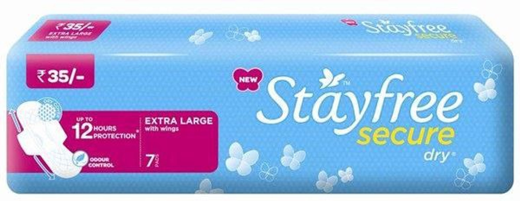 Stayfree Secure Dry Extra Large Sanitary Pad Buy Women Hygiene