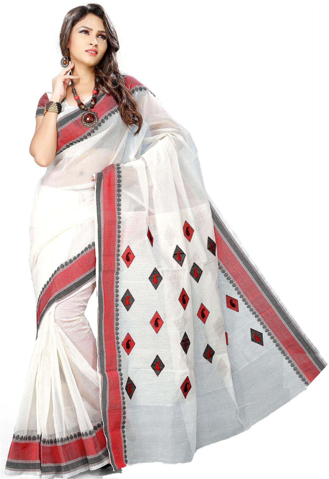 Banarasi cotton saree flipkart Clearance