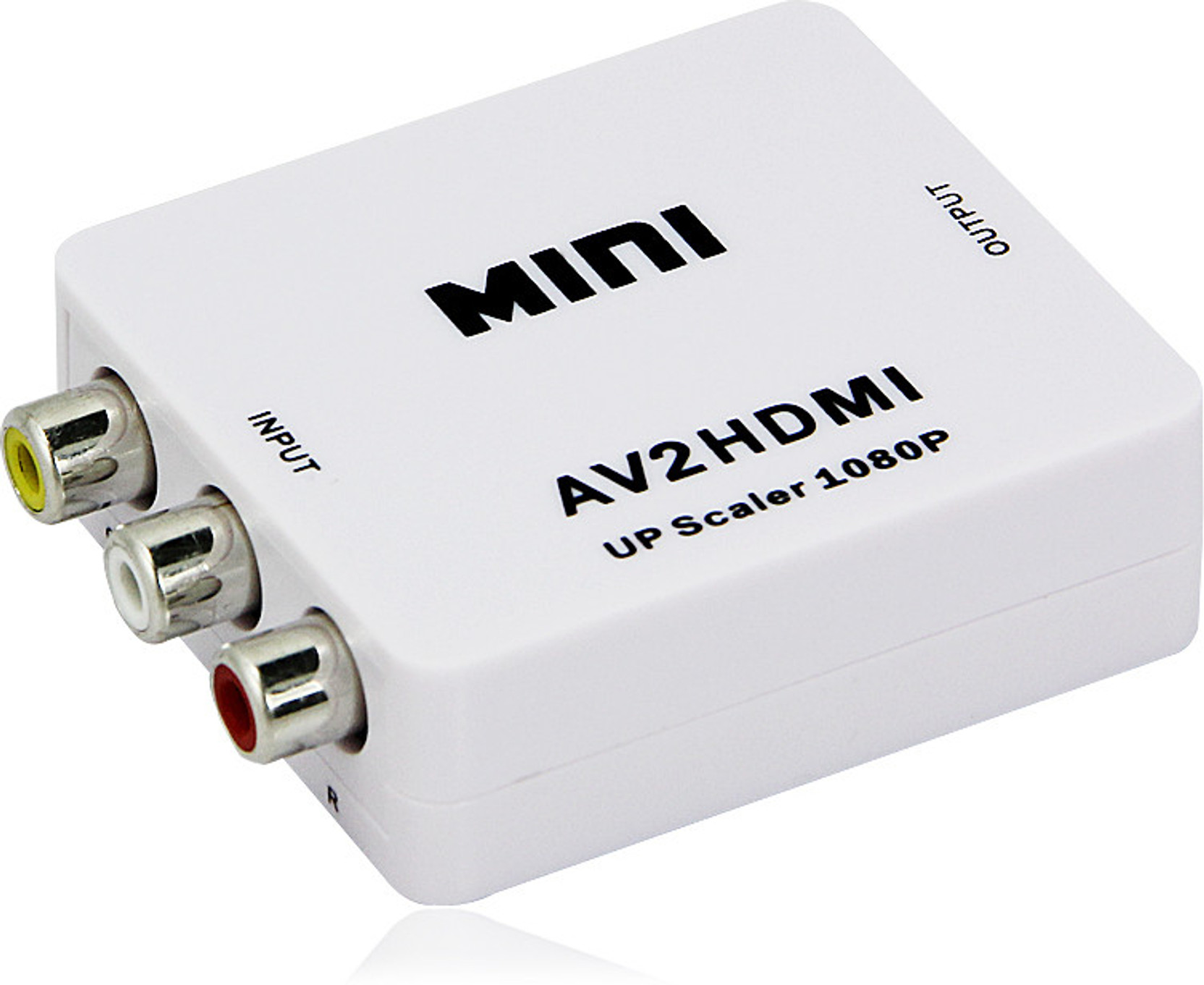 Leoxsys Mini AV2HDMI Composite RCA CVBS AV to HDMI Converter Adapter ...