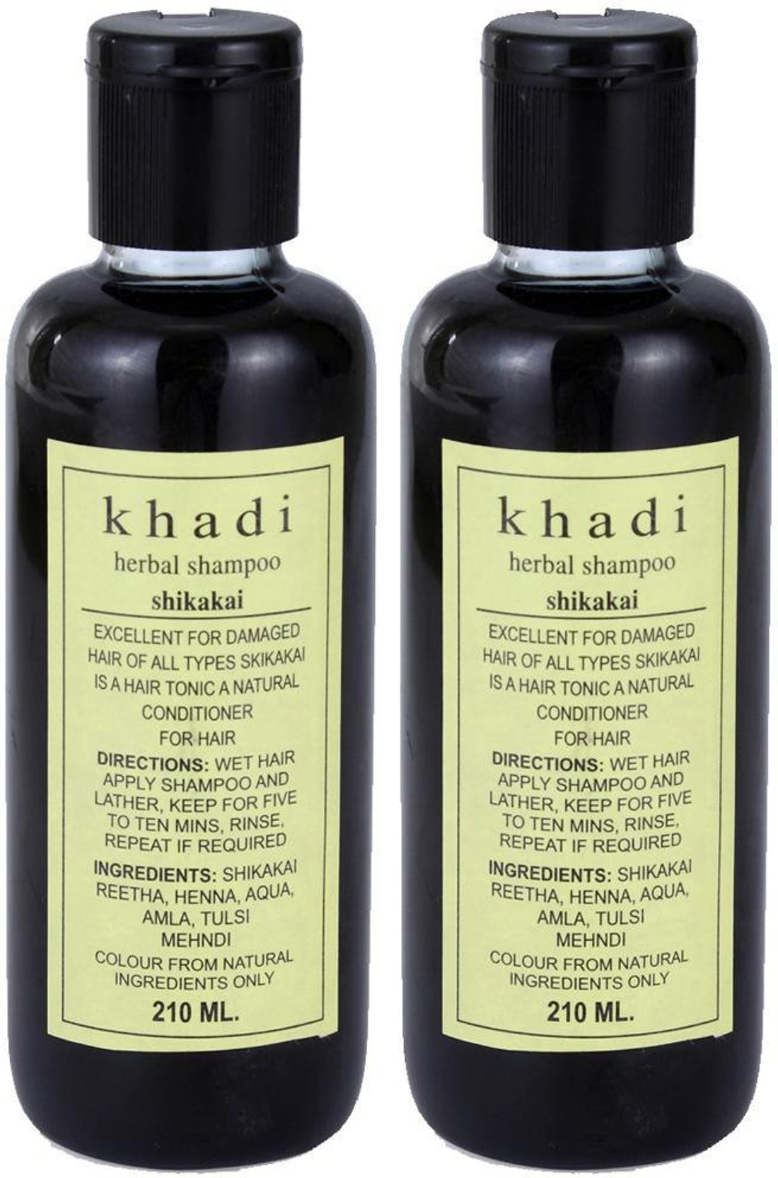 Khadi Herbal Herbal Shikakai Shampoo Pack of 2 - Price in India, Buy ...