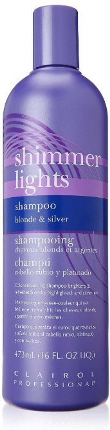 Clairol Professional Shimmer Lights Shampoo Blonde Silver