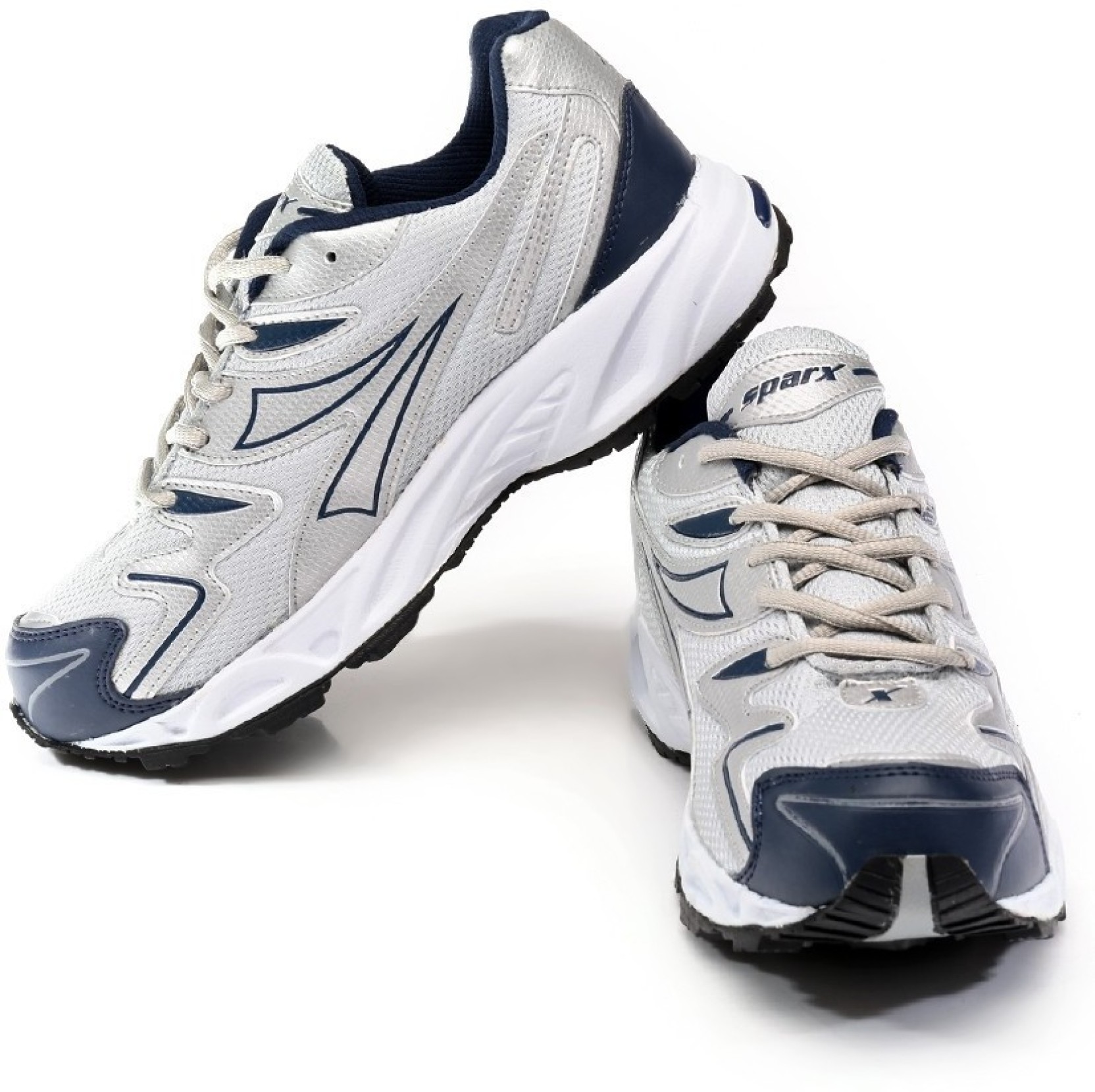 Sparx Running Shoes - Buy Navy, Silver Color Sparx Running Shoes Online ...