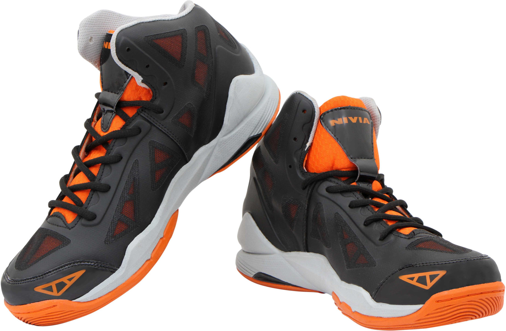 Nivia Typhoon Basketball Shoes - Buy Black Color Nivia Typhoon Basketball Shoes Online at Best ...