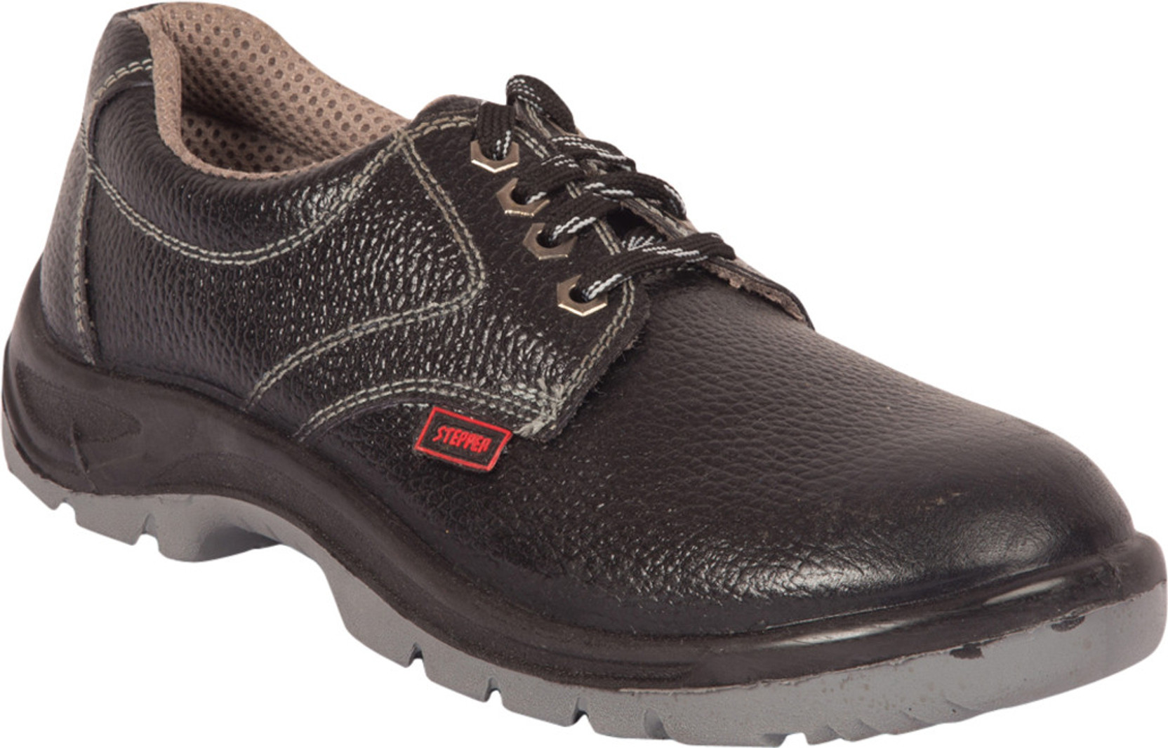 black leather shoes flipkart