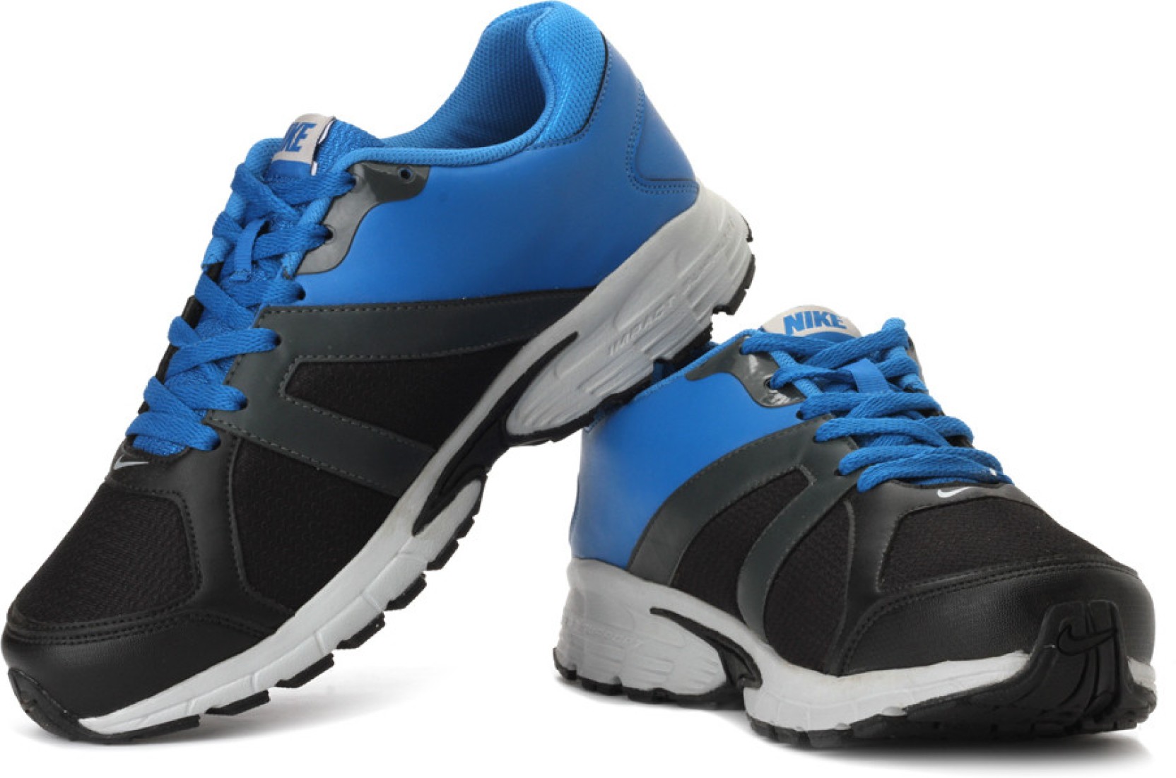 Nike Running Shoes - Buy Black, Metallic Silver Color Nike Running ...