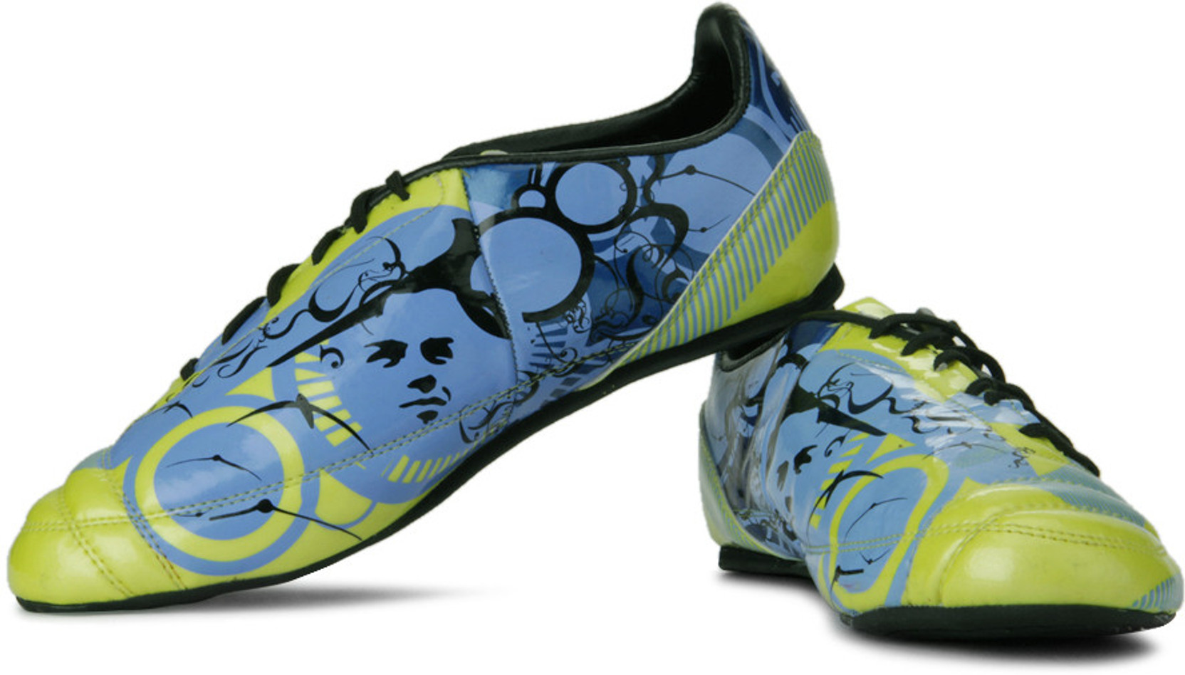 Nivia Ultra Futsal Football Studs - Buy Lemon, Yellow, Royal Blue Color Nivia Ultra Futsal