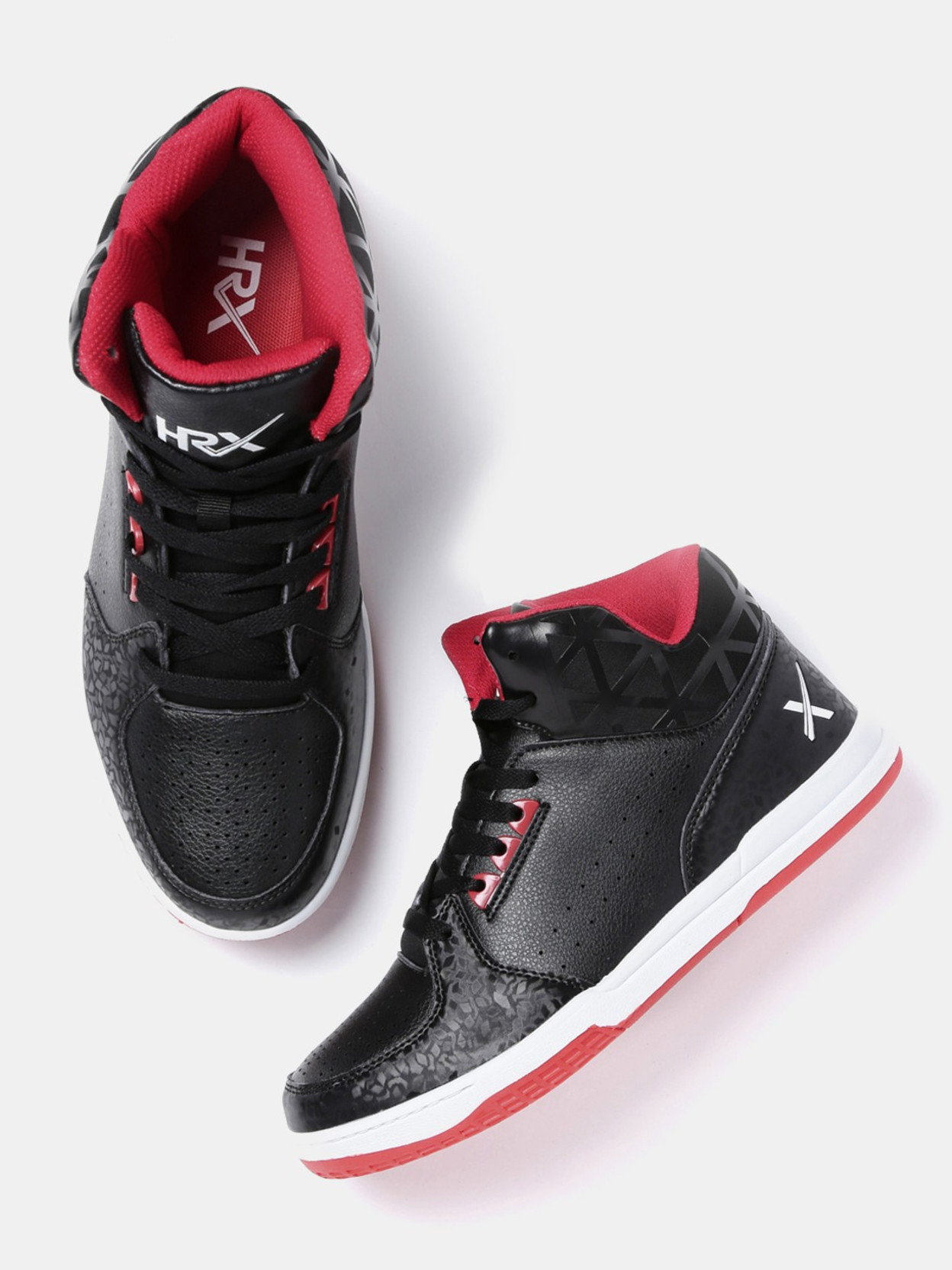 HRX by Hrithik Roshan Sneakers - Buy Black Color HRX by Hrithik Roshan Sneakers Online at Best
