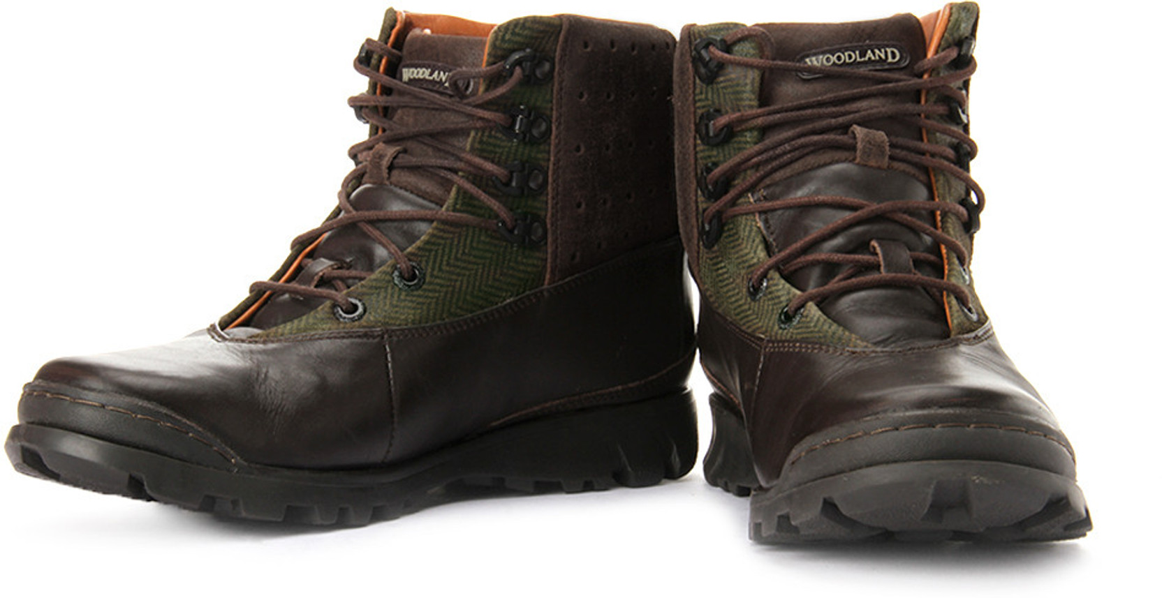 brown woodland boots