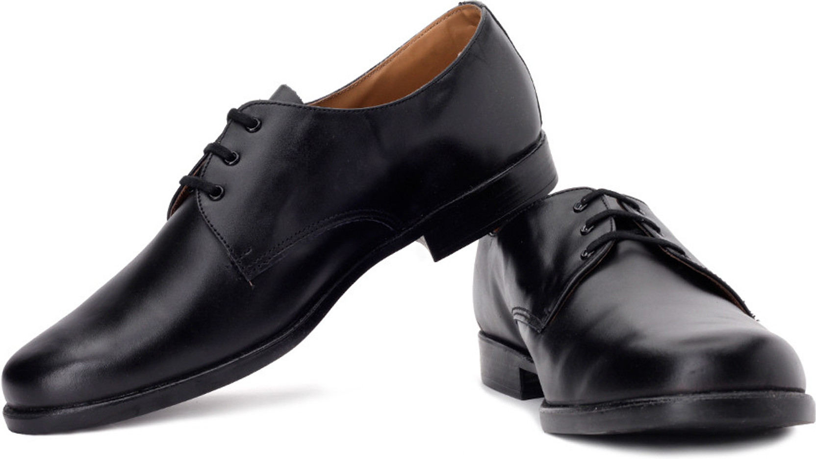 Bata S Stride Men Smooth Leather Lace Up Shoes Buy Black Color Bata S