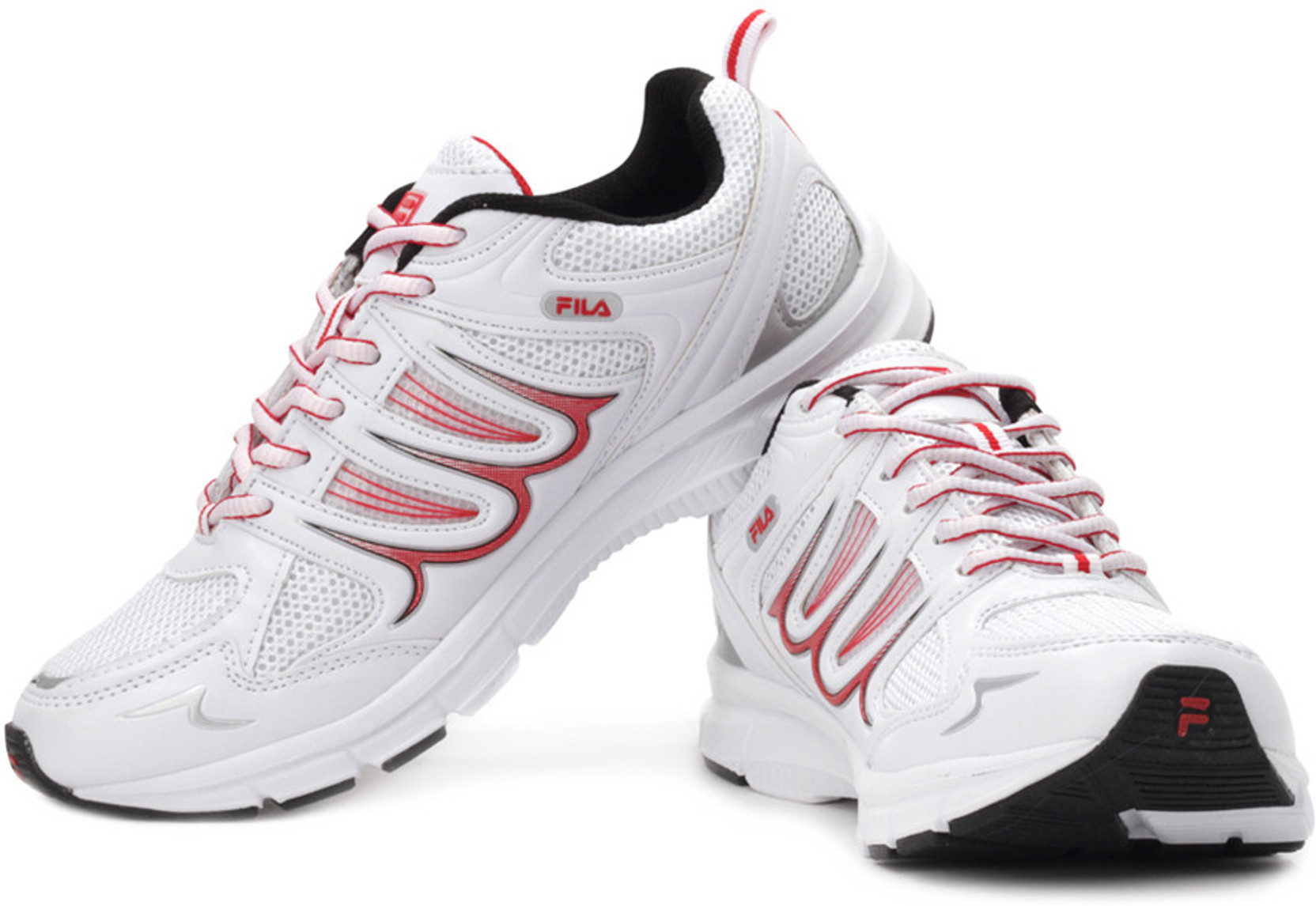 Fila Curve 3 Running Shoes Buy White, Red Color Fila Fila Curve 3 Running Shoes Buy White, Red Color Fila