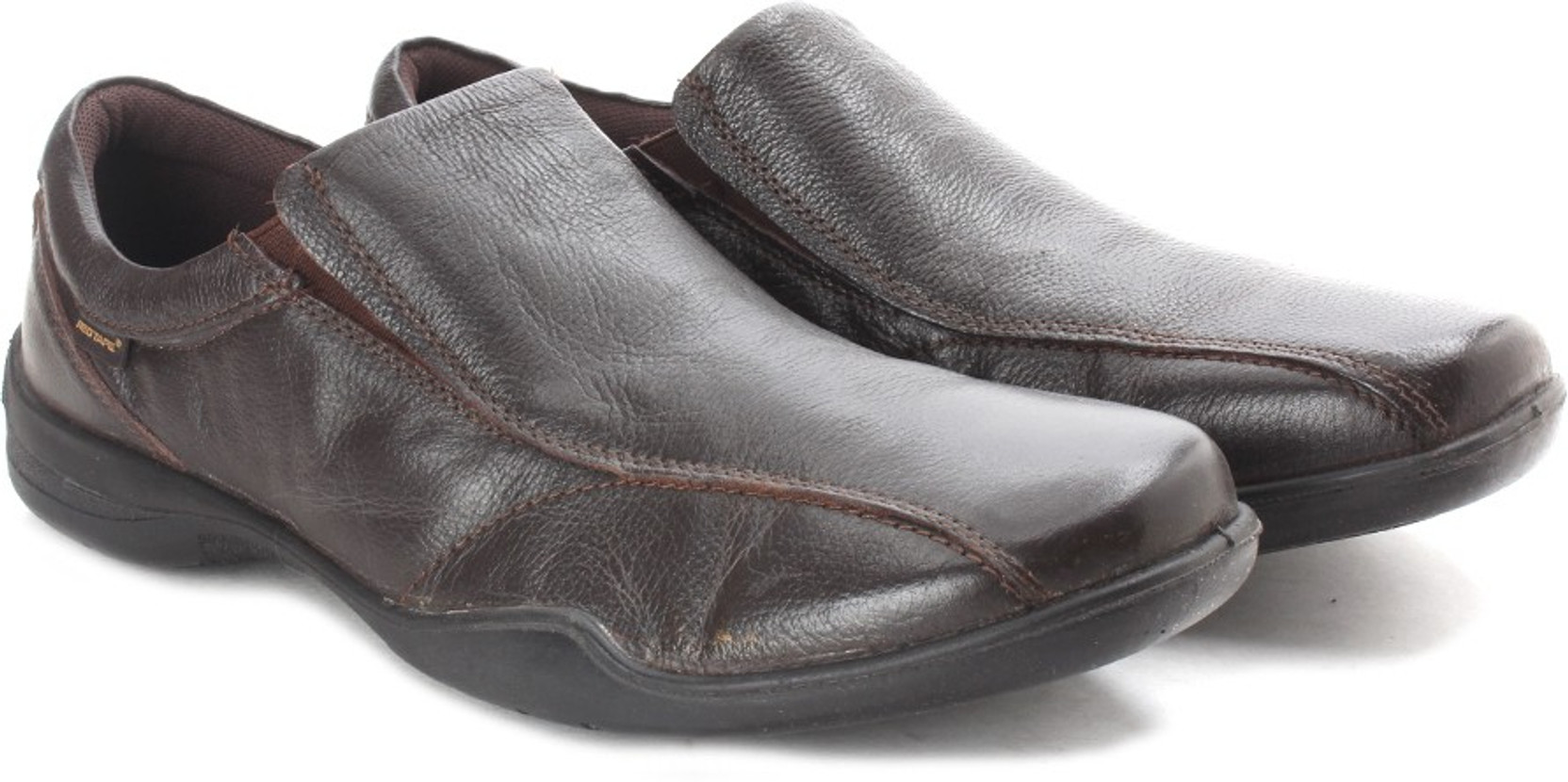 Red Tape Men Genuine Leather Slip On Shoes - Buy Brown Color Red Tape Men Genuine Leather Slip