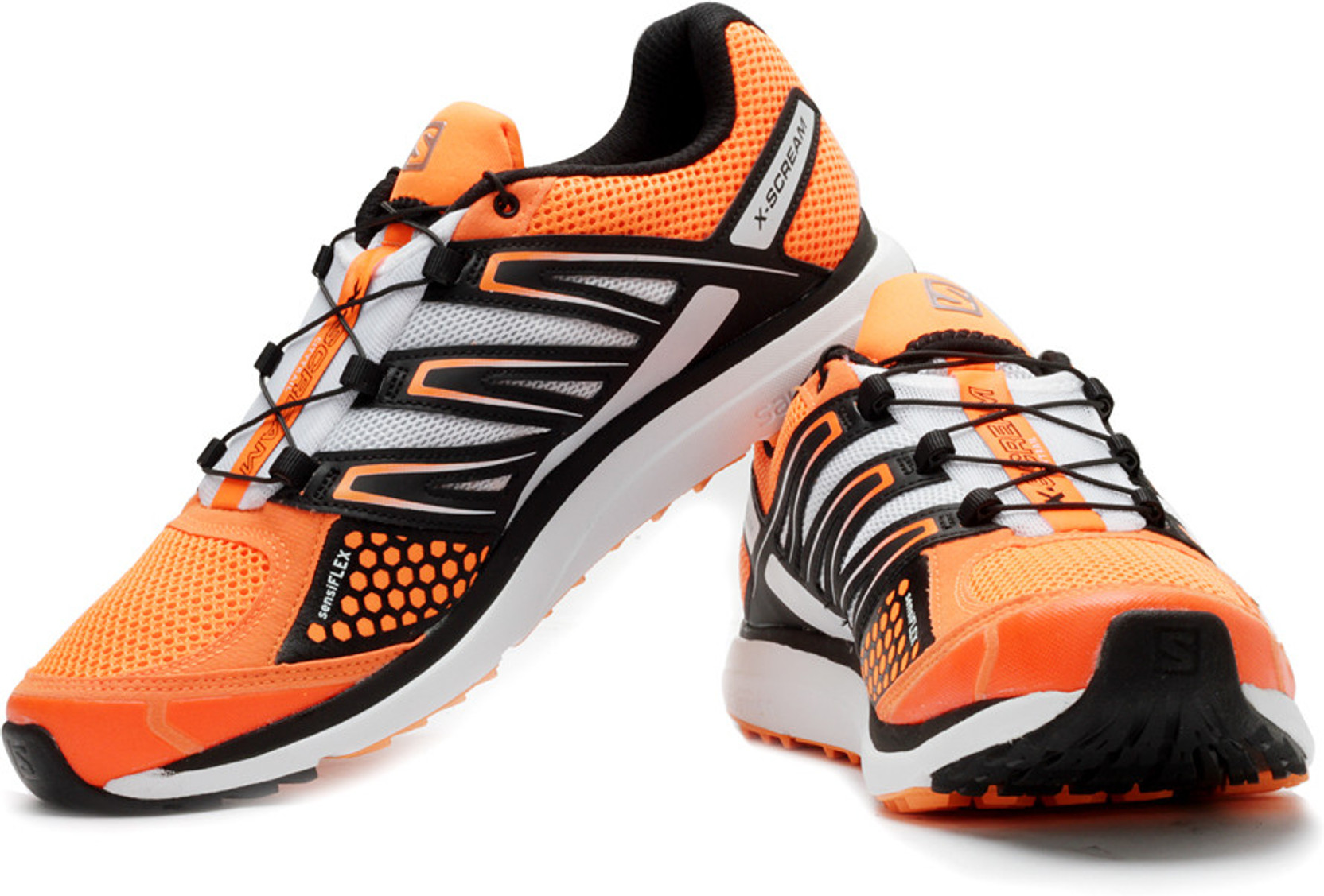 salomon white and orange