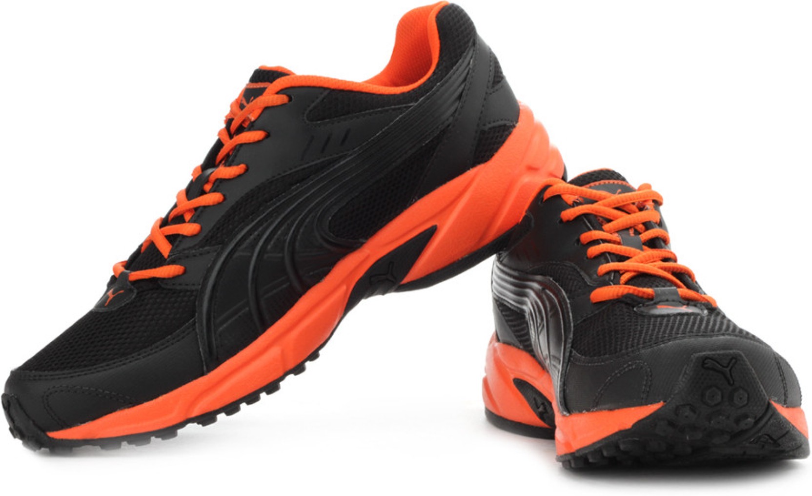 Puma Atom Fashion Ind. Running Shoes - Buy Black, Vermillion Orang ...