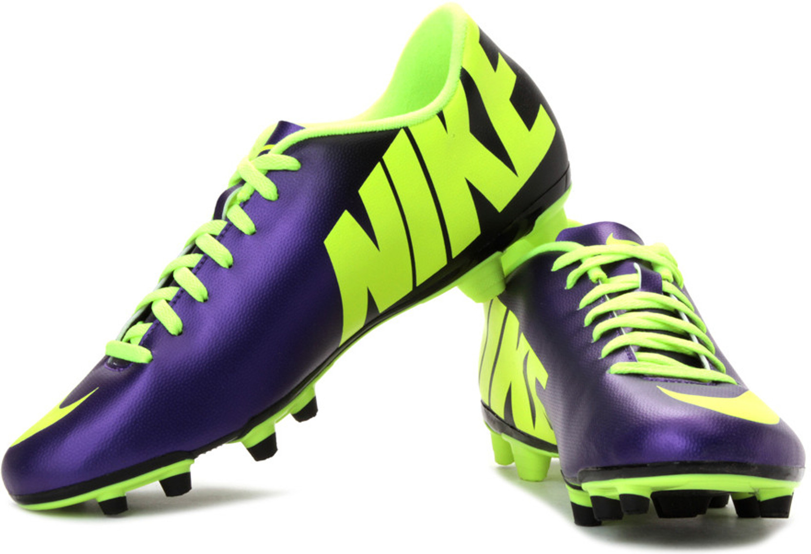 Nike Mercurial Vertex Fg Football Studs - Buy Violet, Green Color Nike Mercurial Vertex Fg