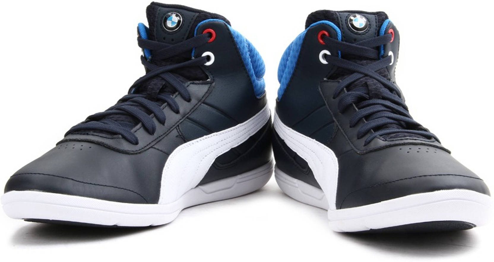 puma bmw mid ankle sneakers