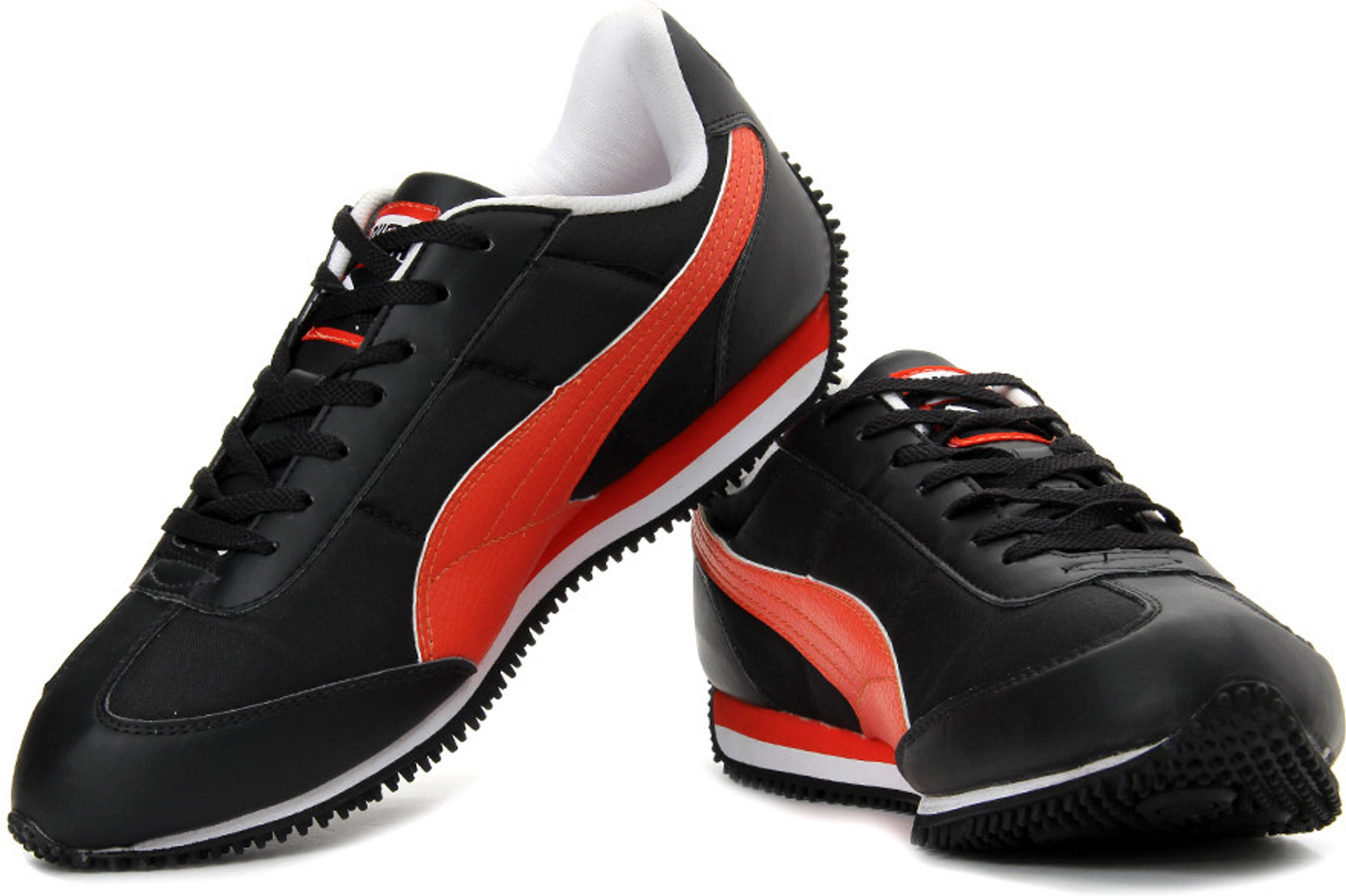 Puma Speeder Tetron II Ind. Sneakers - Buy Black, Orange, White Color Puma Speeder Tetron II Ind