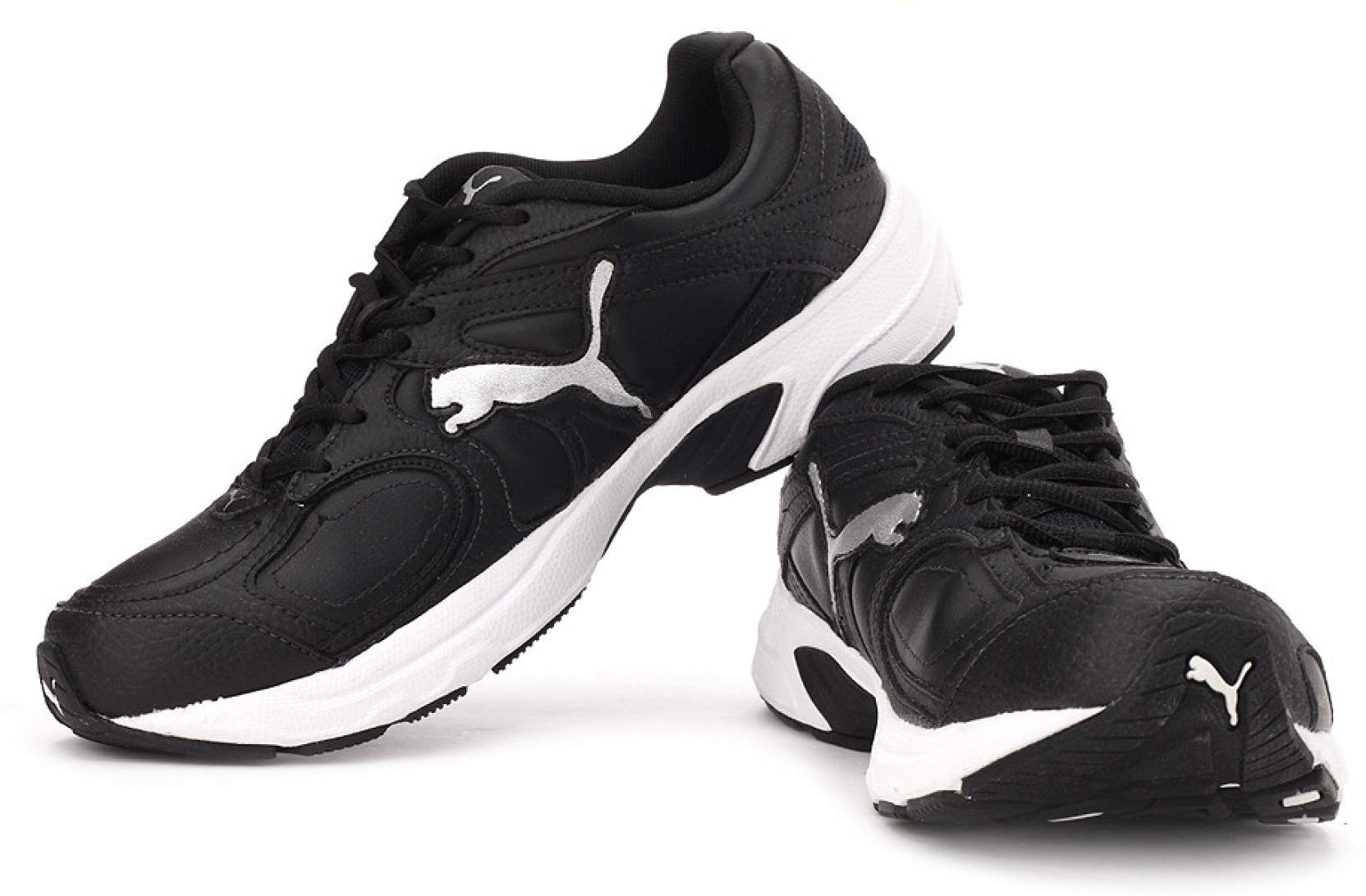 Puma Axis XT II Ind- Running Shoes - Buy Black, Silver Metallic Color ...